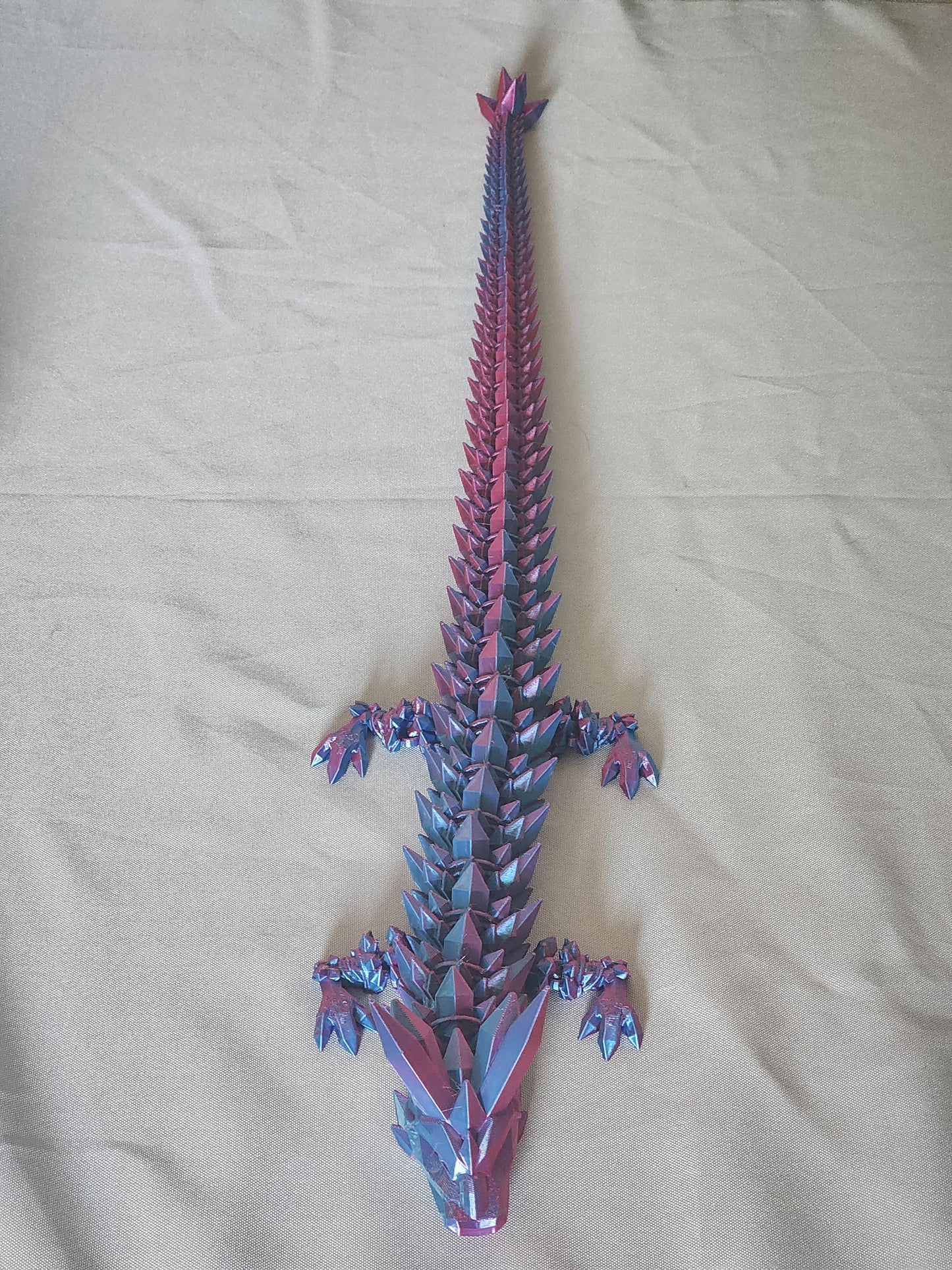 Crystal Dragon articulating figurine is both a fidget toy and glorious decor