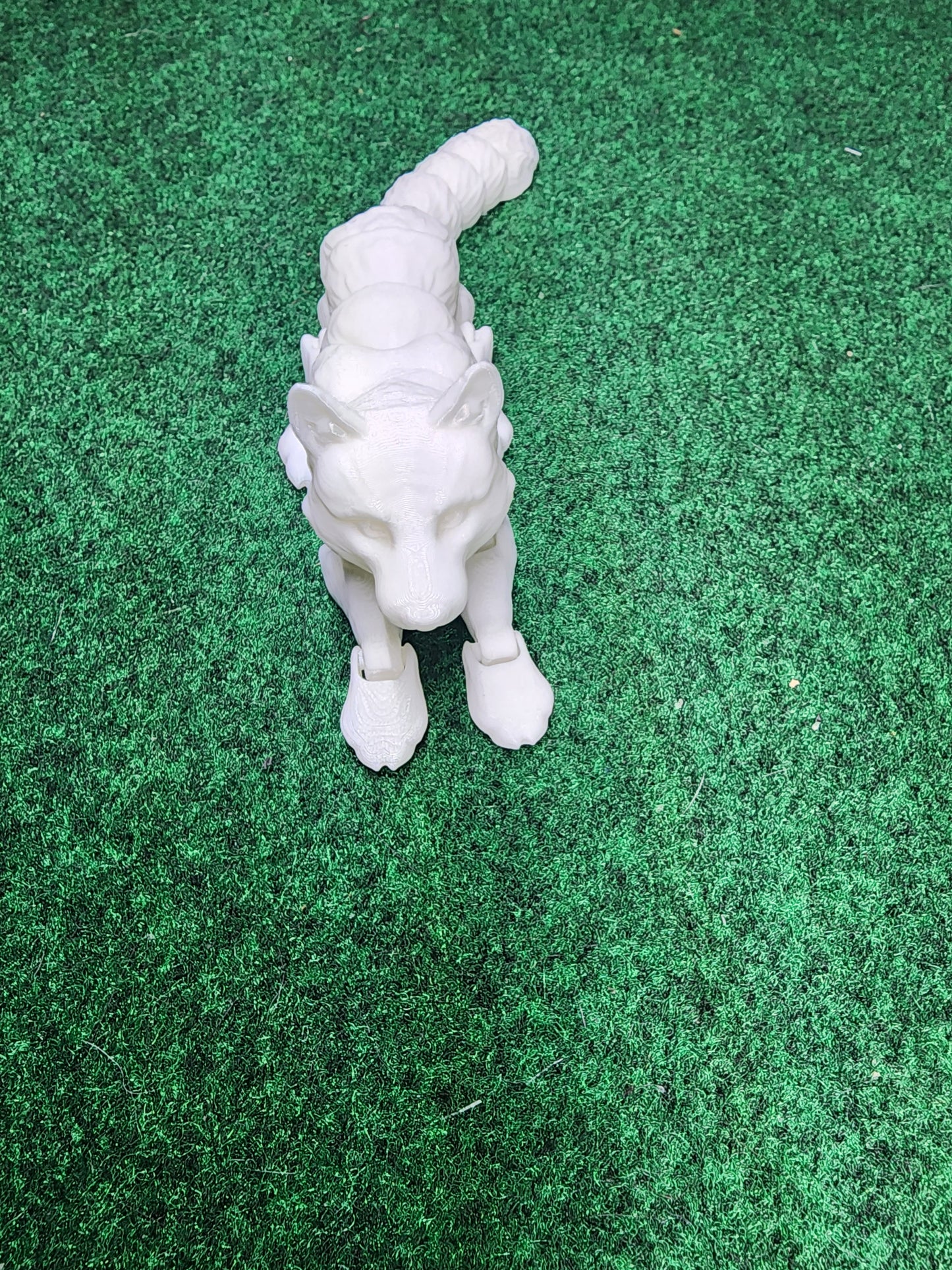 Wolf articulating figurine