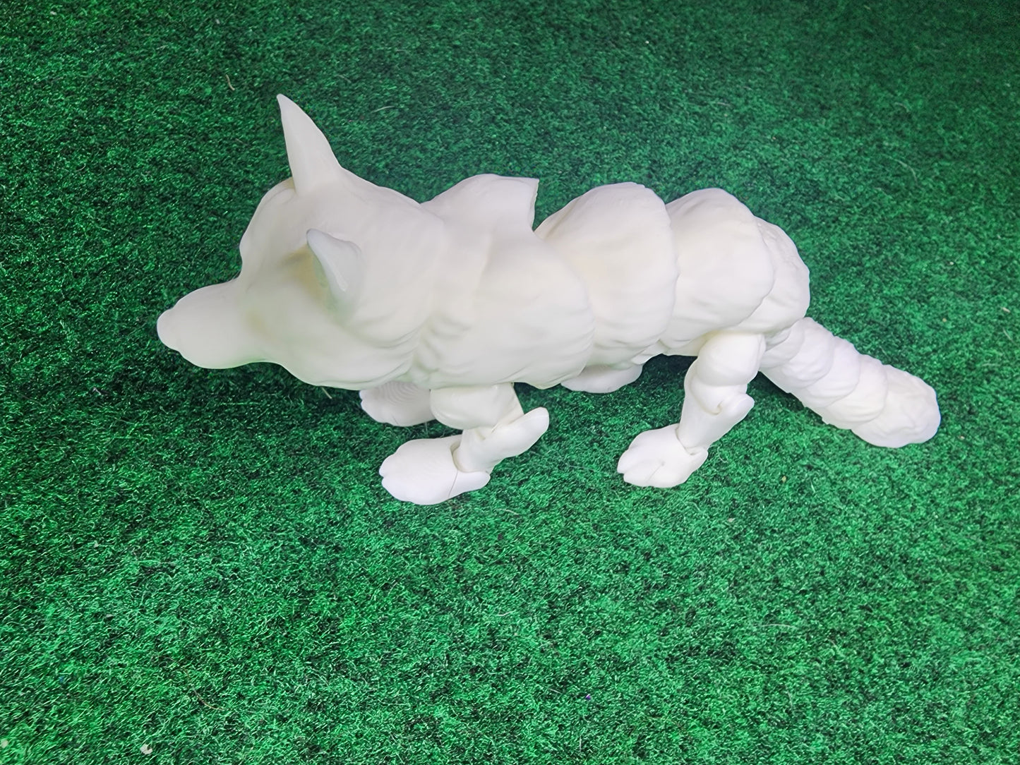 Wolf articulating figurine