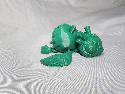 Poison Apple Turtle articulating figurine