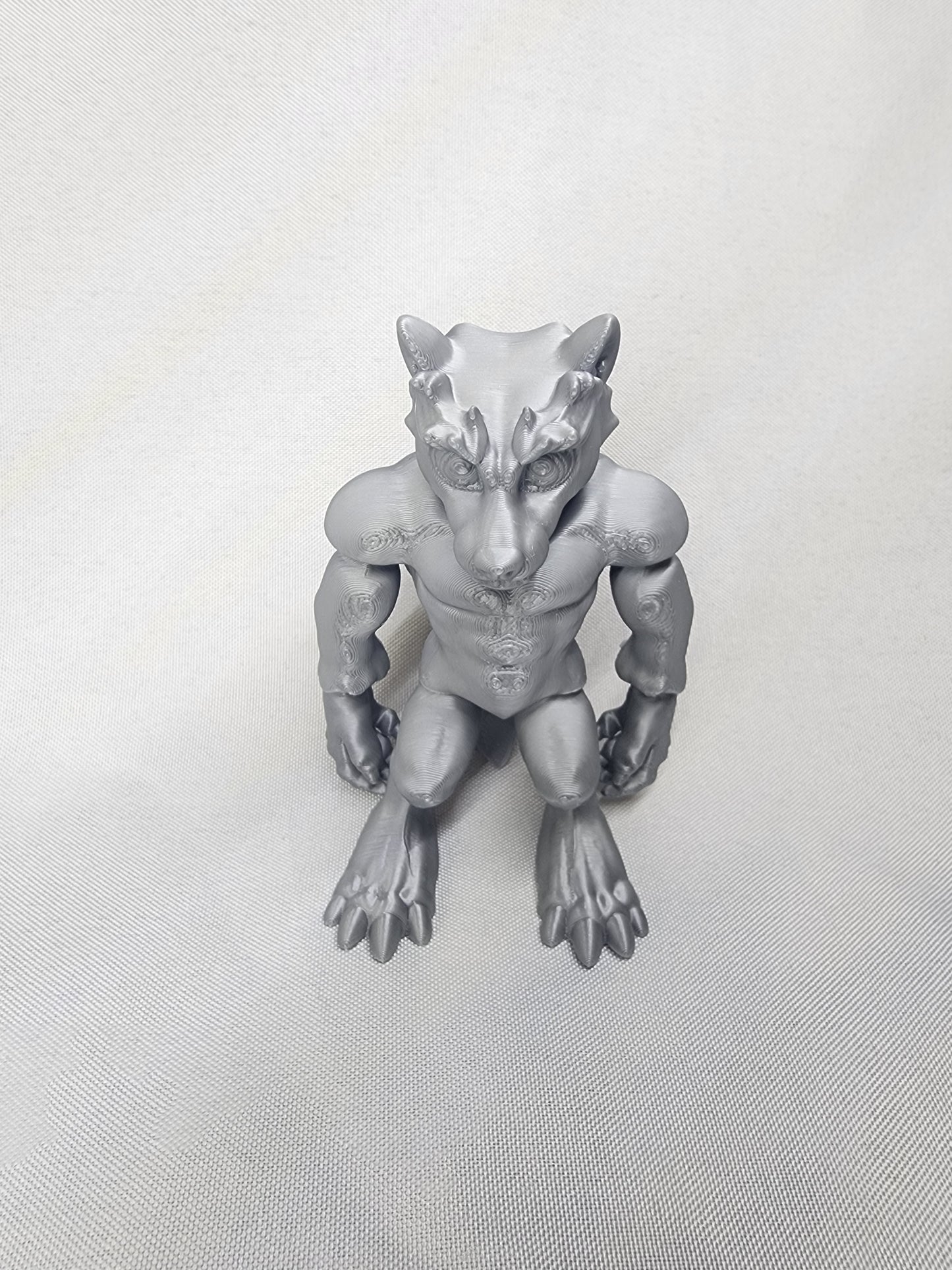 Werewolf articulating figurine