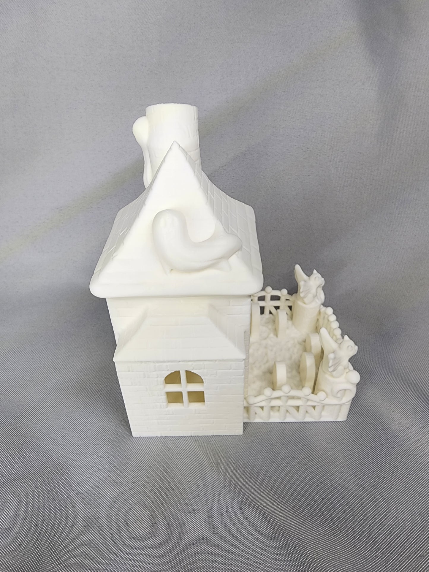 Haunted House Dice Tower is the perfect decoration and dice game accessory for Halloween or year-round.