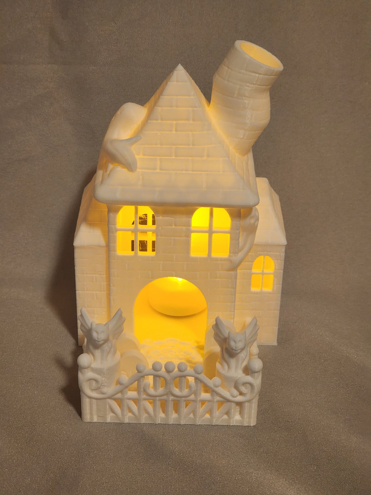 Haunted House Halloween Decoration hollow light