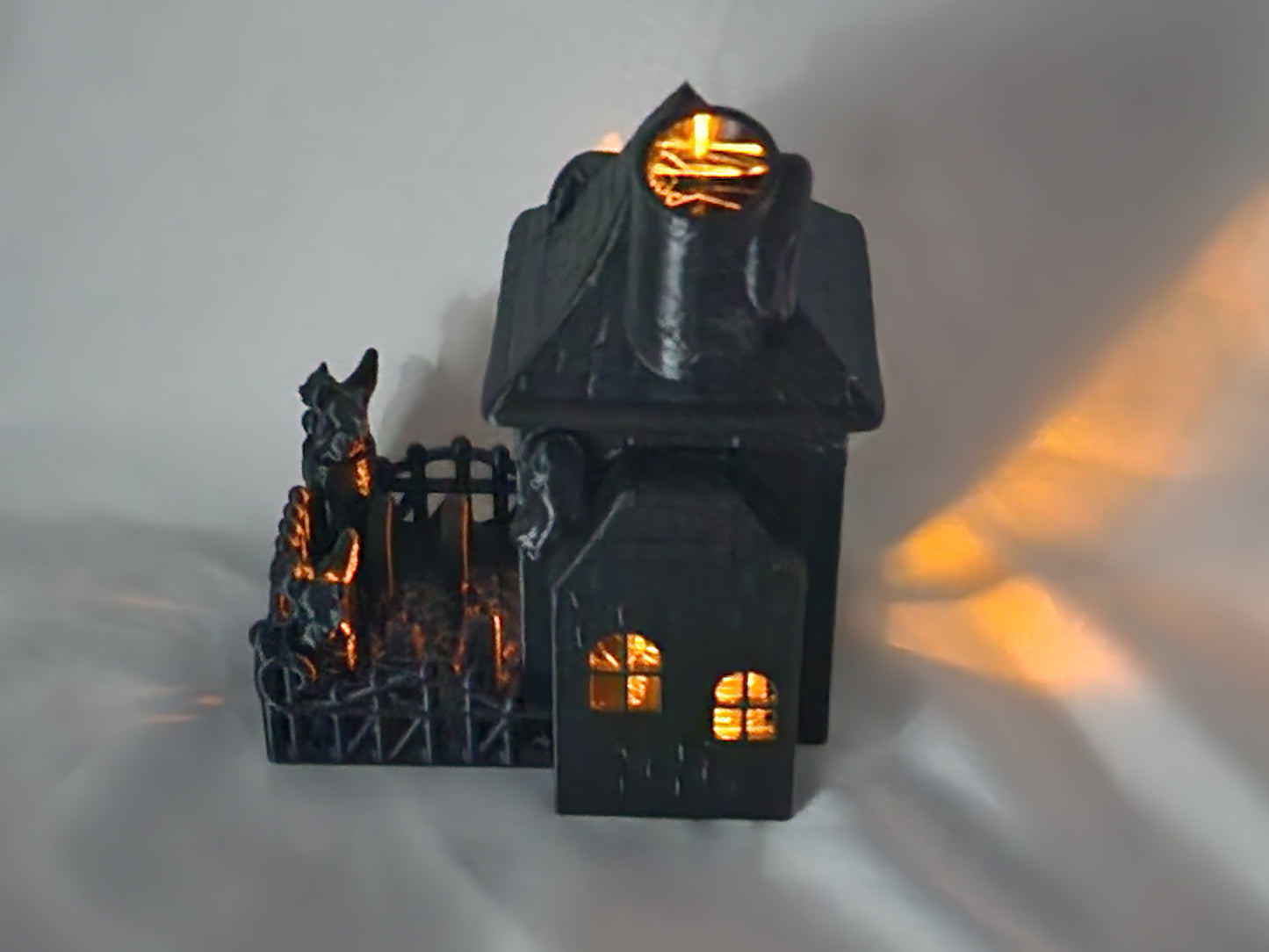 Haunted House Halloween Decoration hollow light