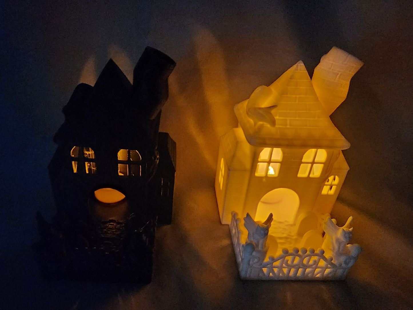 Haunted House Halloween Decoration hollow light