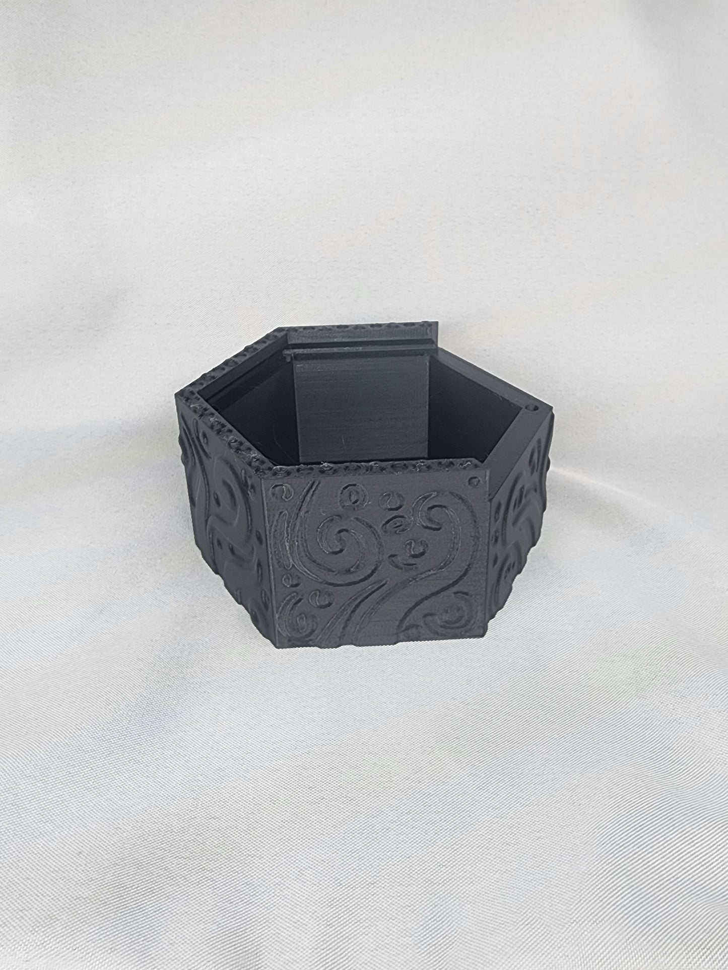 Hexagon Dragon Box with Sleeping Dragon lid will guard your jewels and look amazing in the process