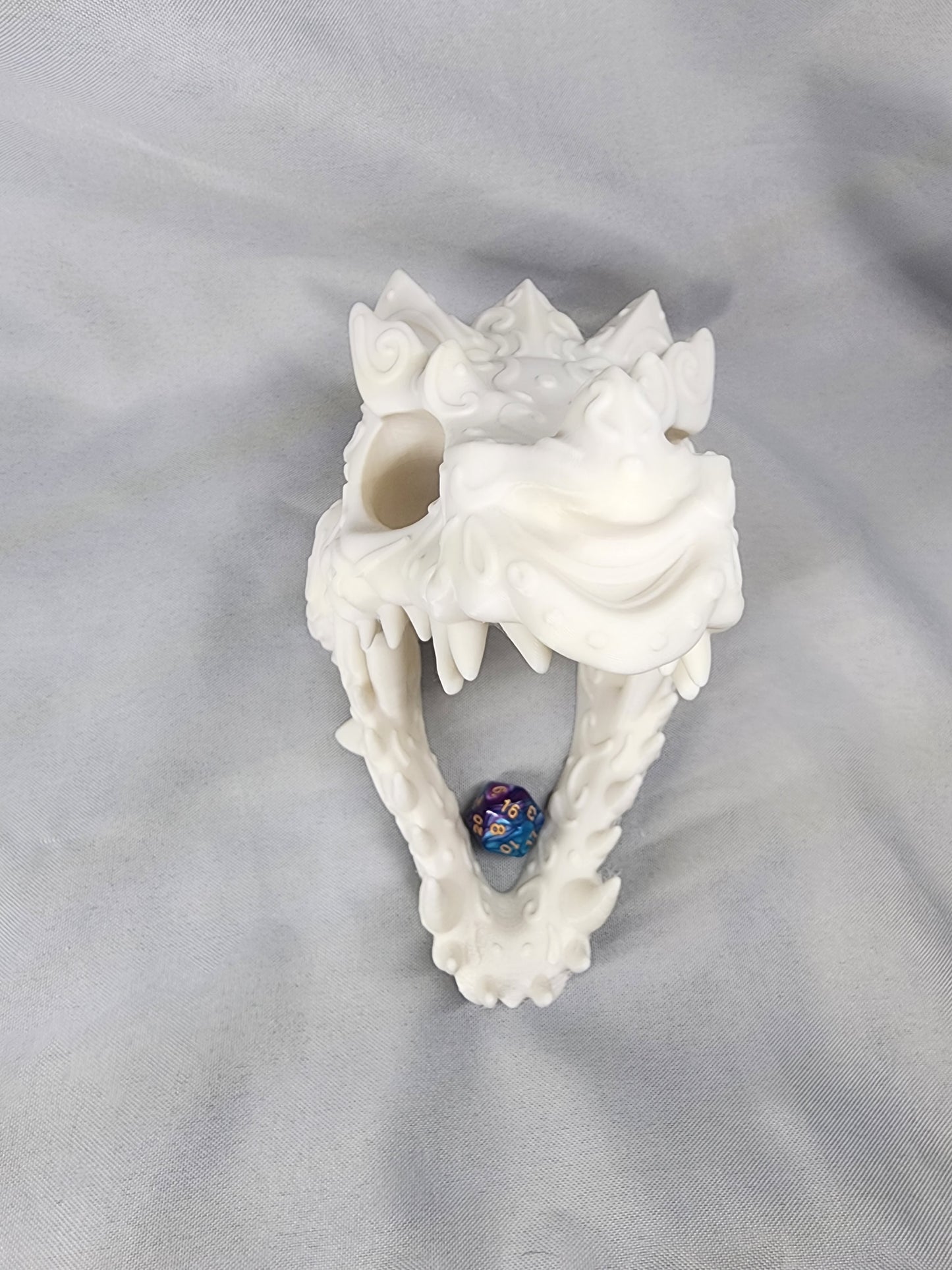 Dragon Skull Dice Tower and decoration