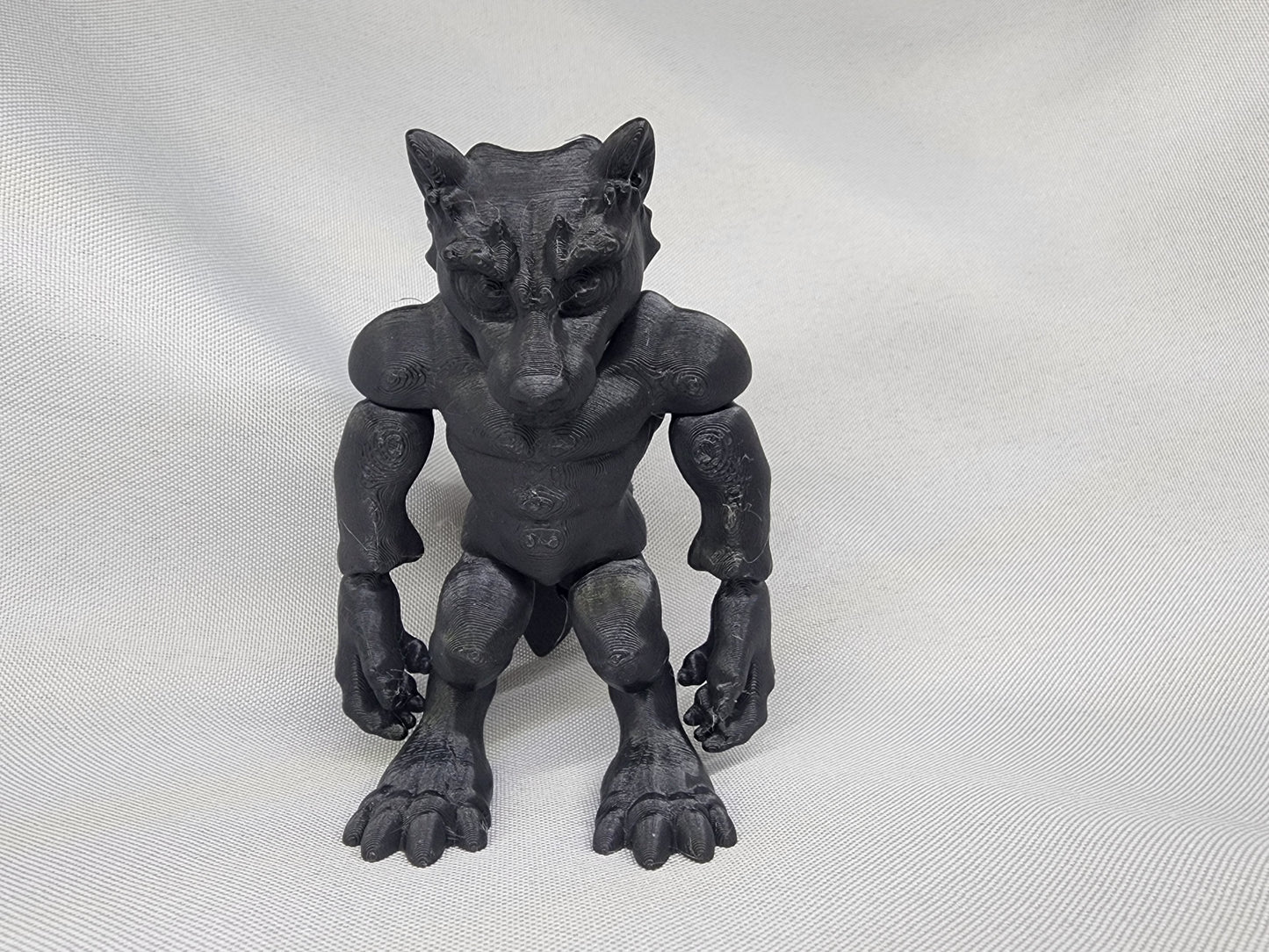 Werewolf articulating figurine