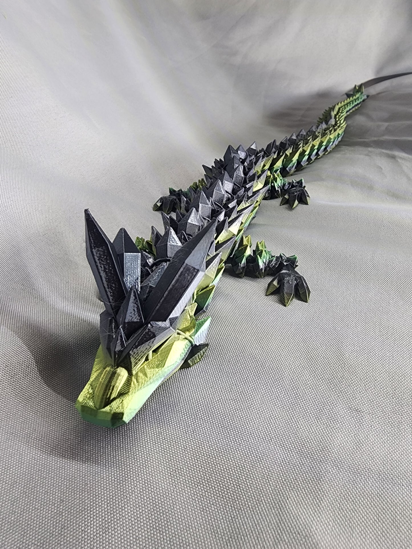 Crystal Dragon articulating figurine is both a fidget toy and glorious decor