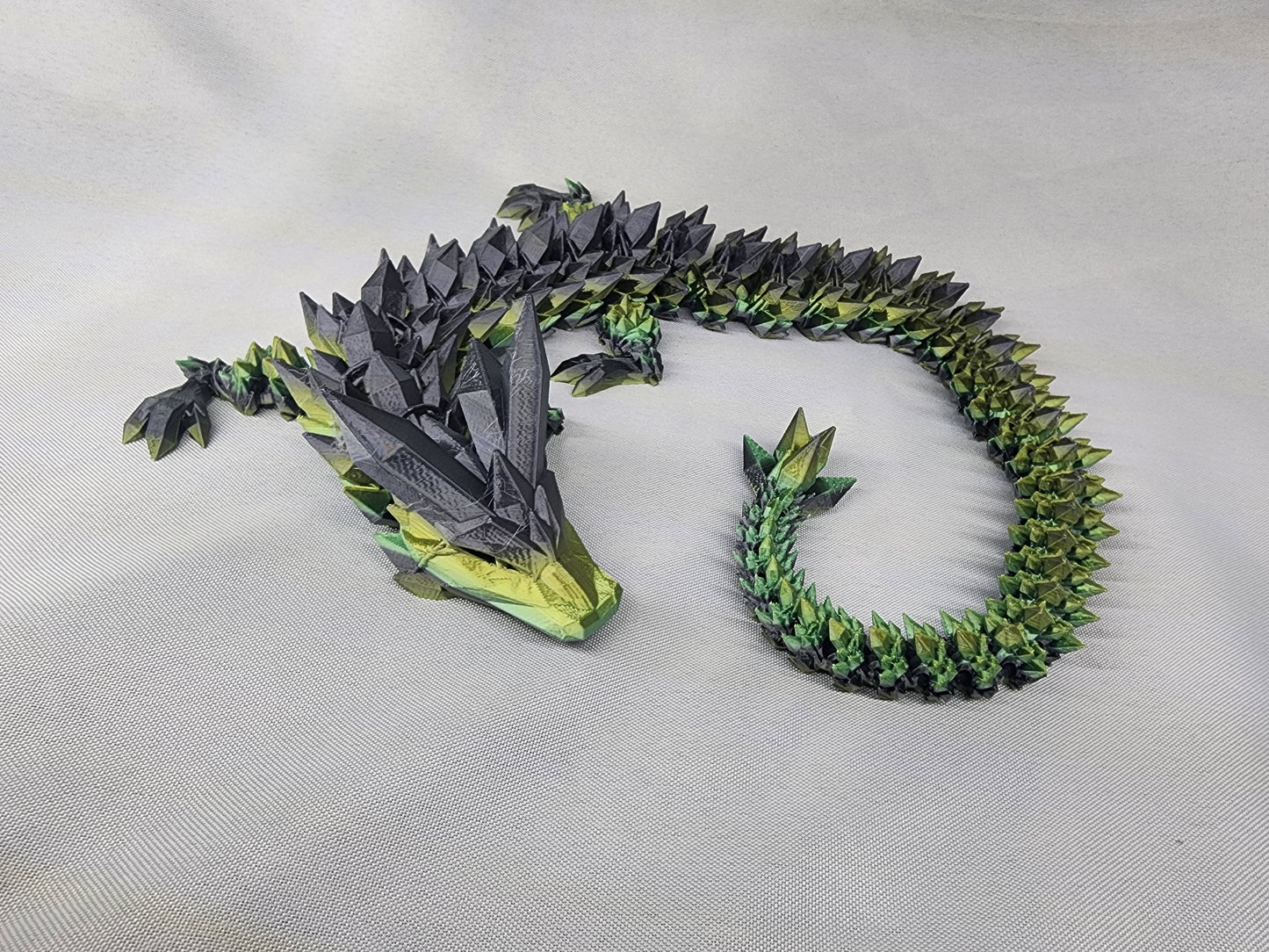 Crystal Dragon articulating figurine is both a fidget toy and glorious decor