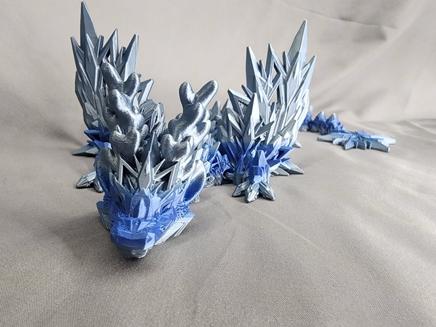 WinterWing Dragon articulating figurine