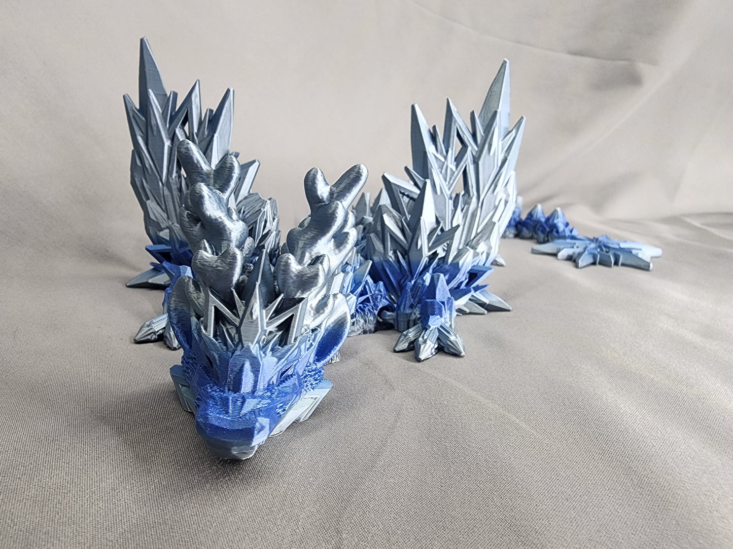WinterWing Dragon articulating figurine