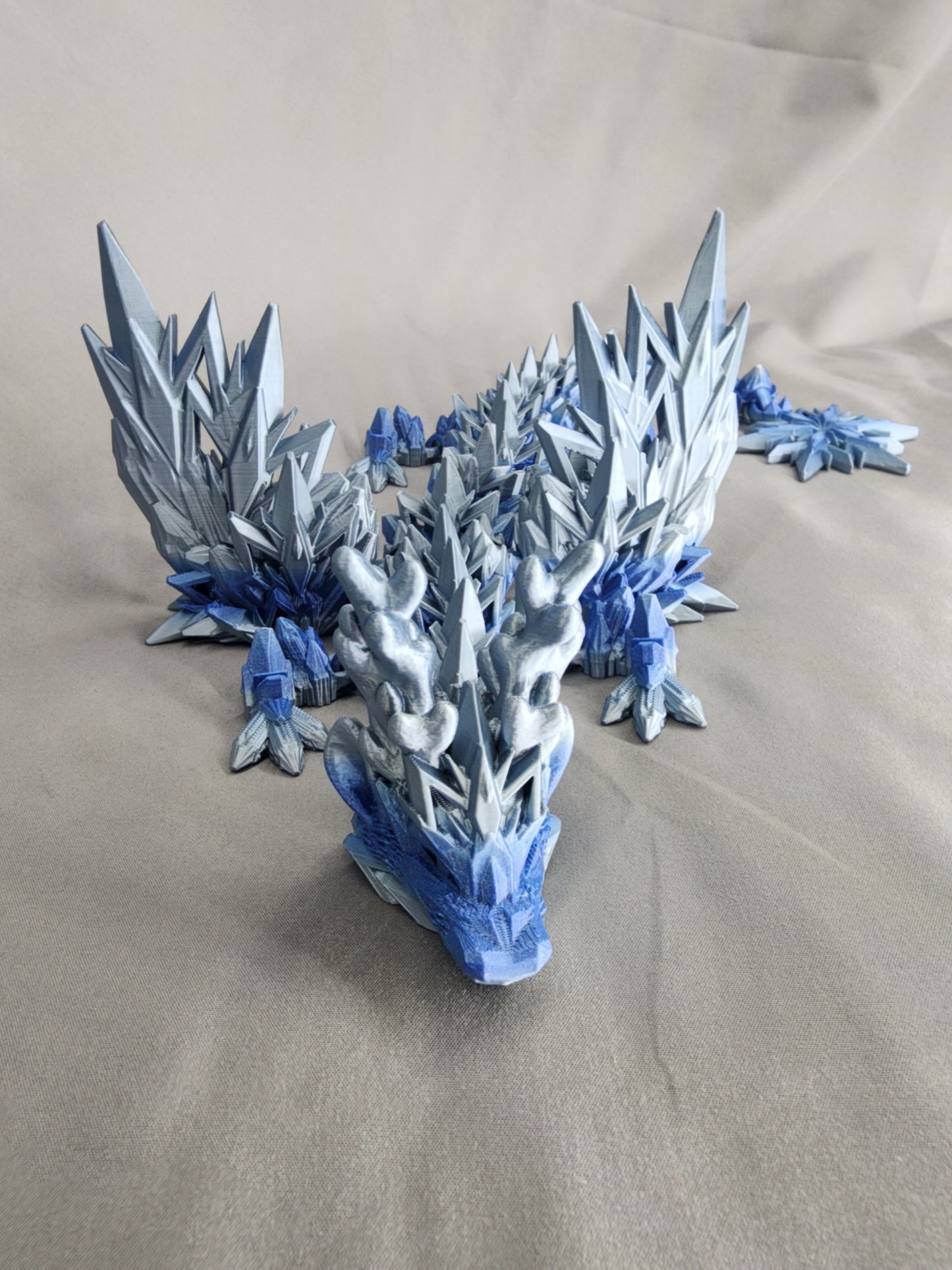 WinterWing Dragon articulating figurine