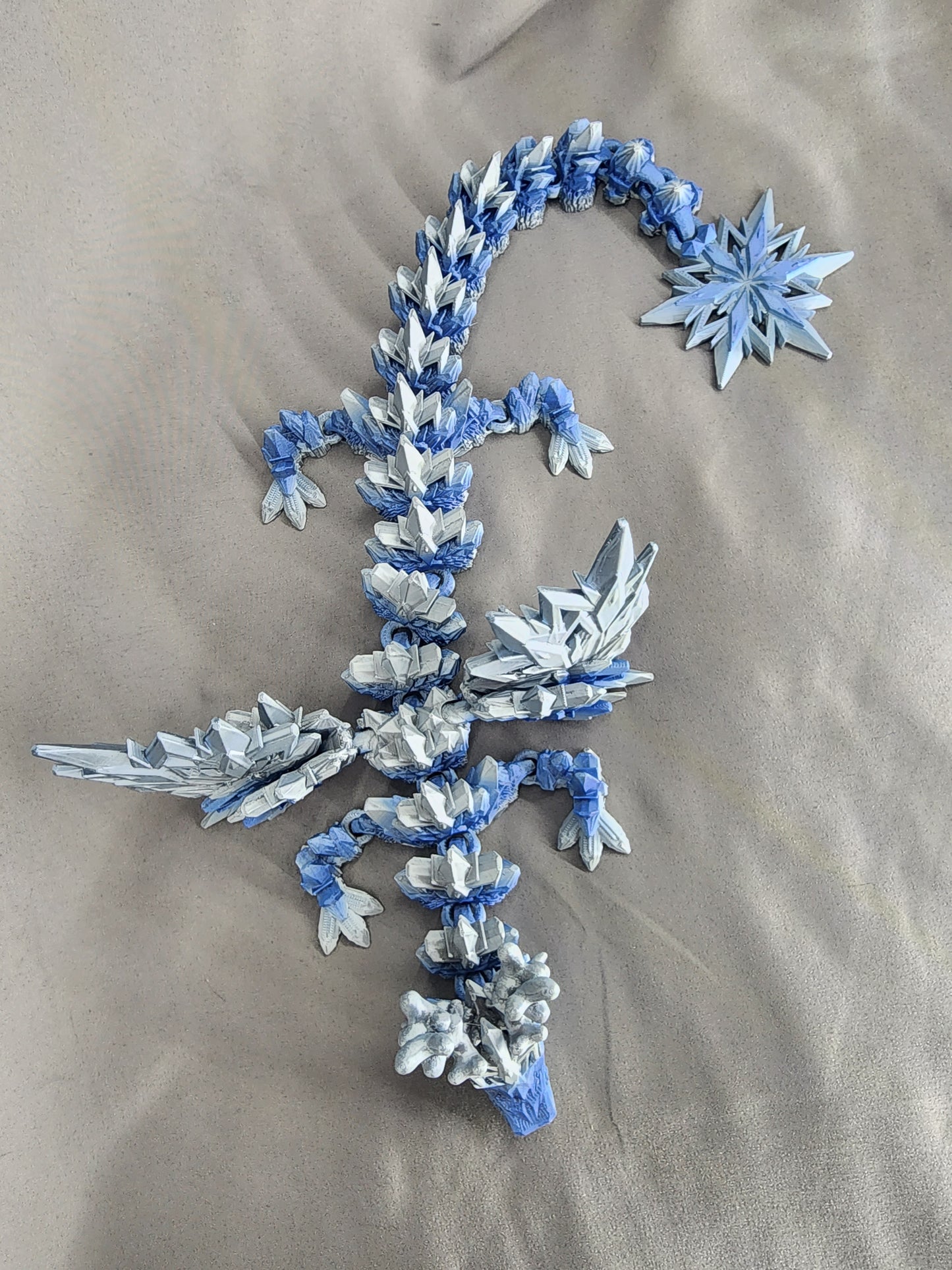 WinterWing Dragon articulating figurine