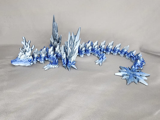 WinterWing Dragon articulating figurine