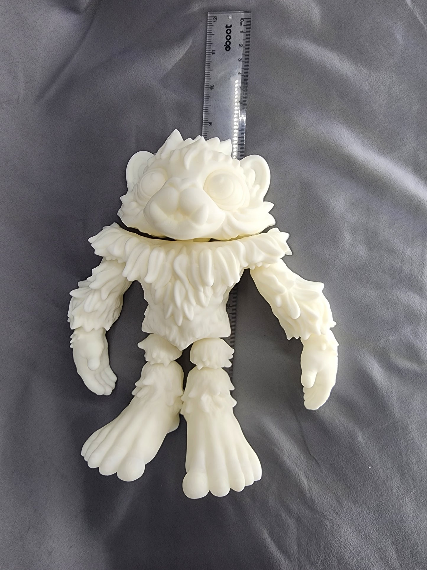 Yeti articulating figurine decoration