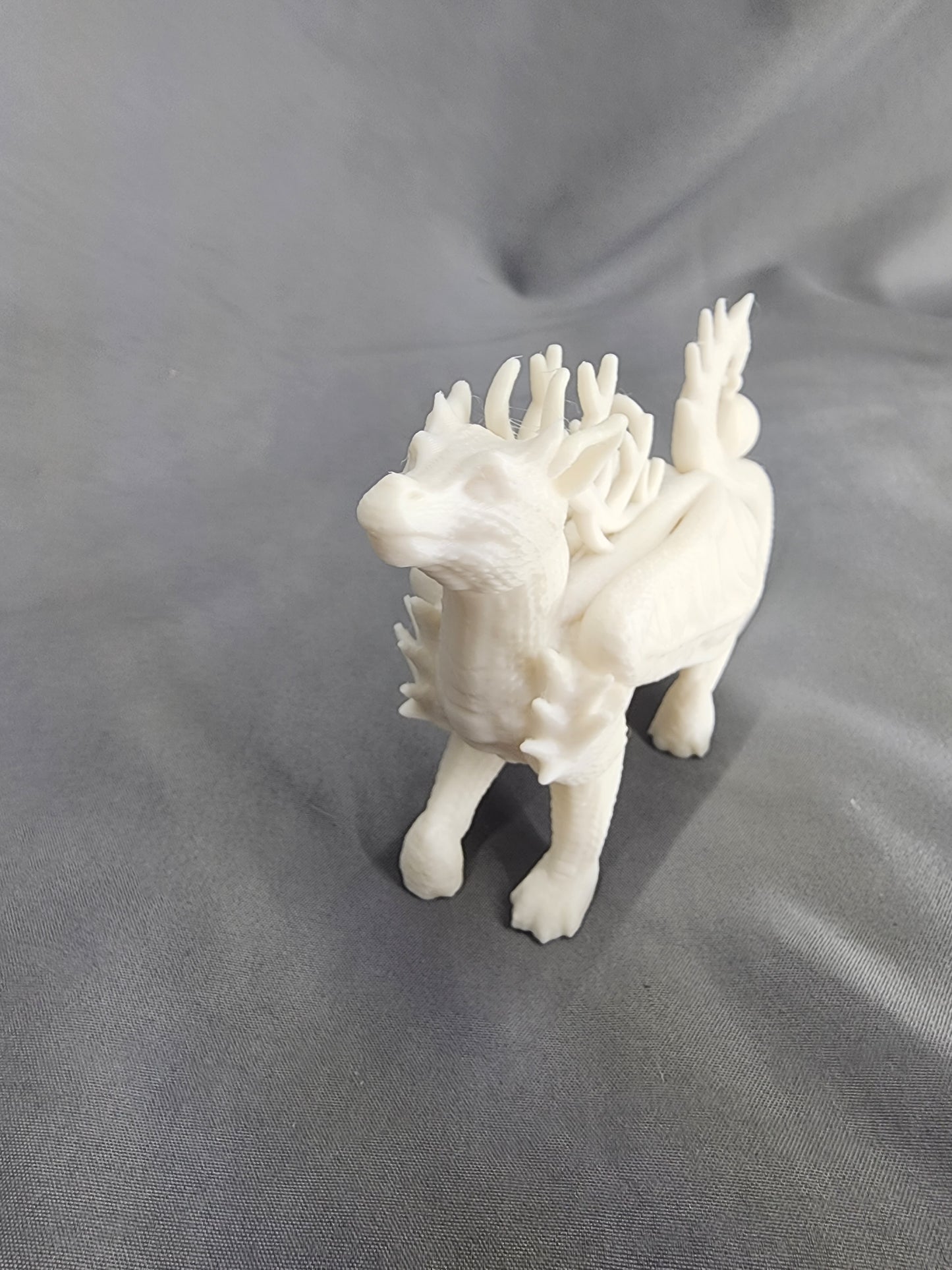 Reindeer Dragon Ornament Figurine