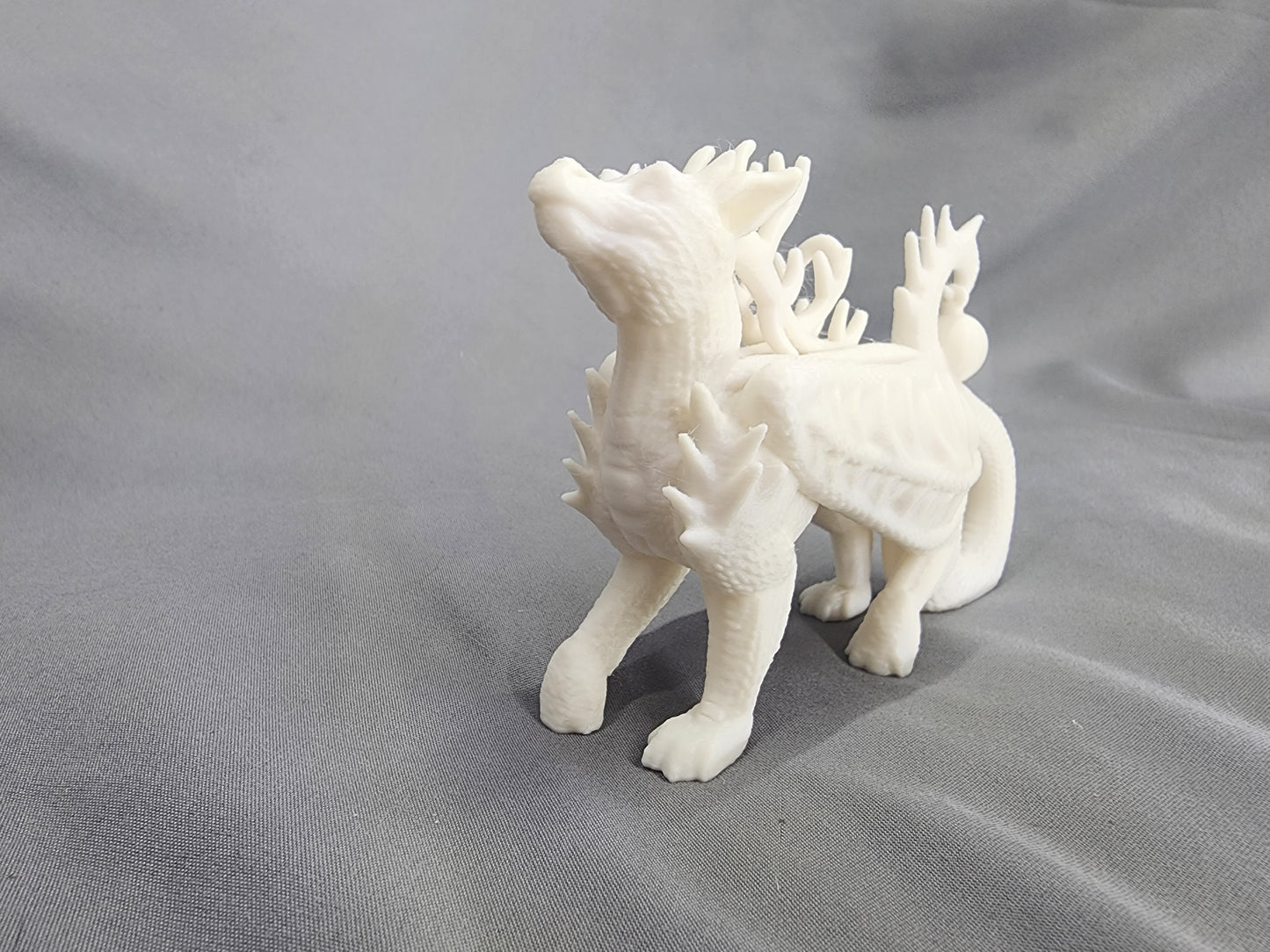 Reindeer Dragon Ornament Figurine