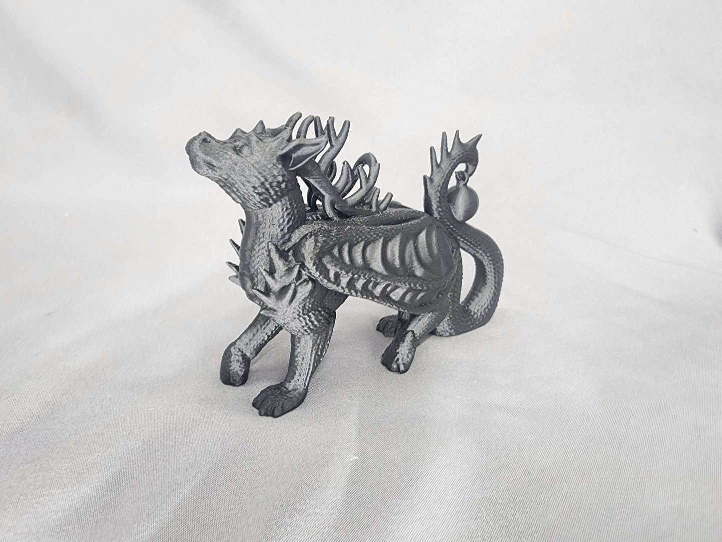 Reindeer Dragon Ornament Figurine