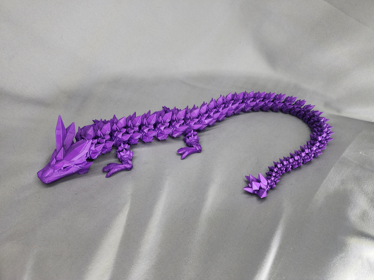 Crystal Dragon articulating figurine is both a fidget toy and glorious decor