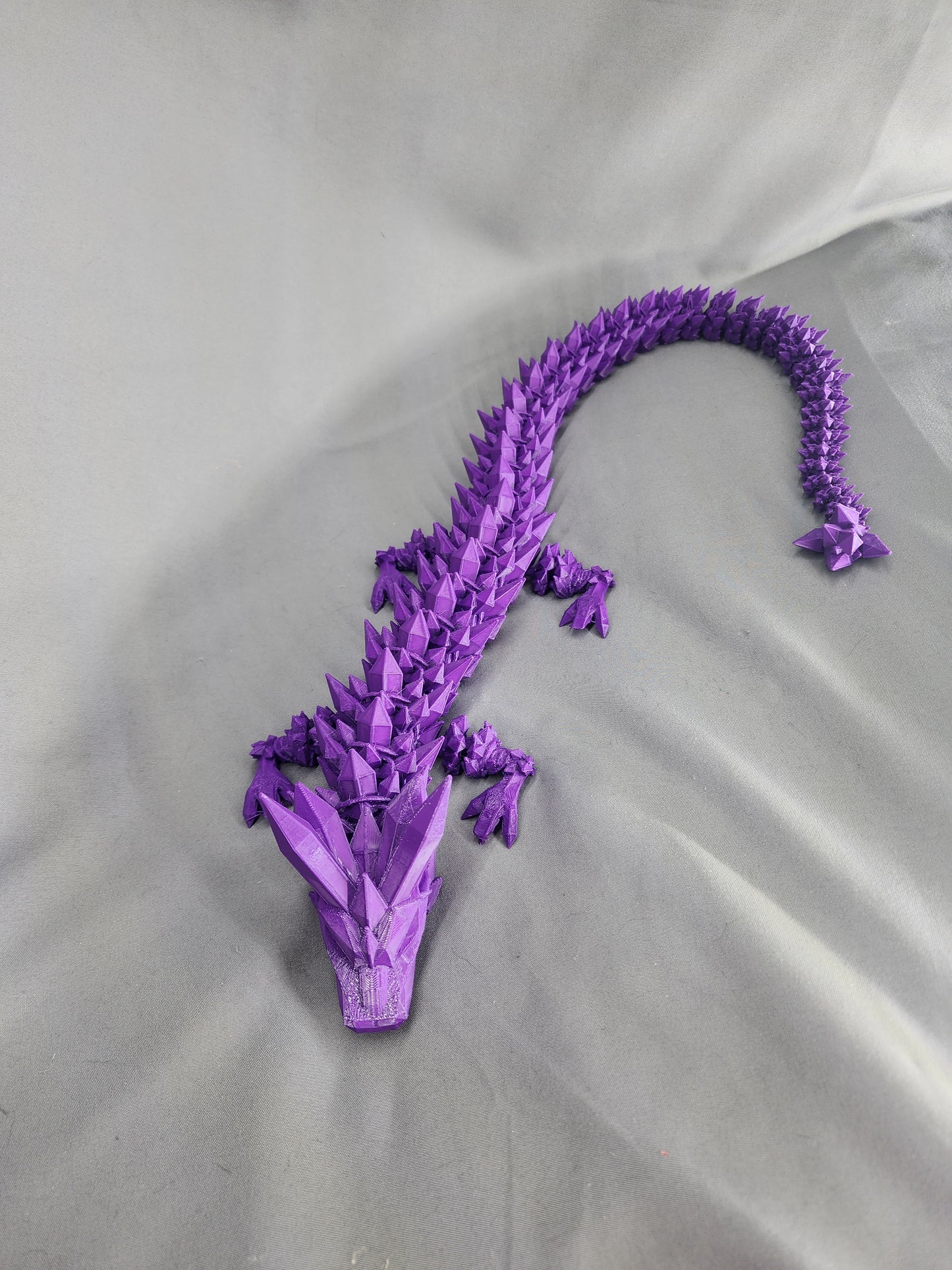 Crystal Dragon articulating figurine is both a fidget toy and glorious decor