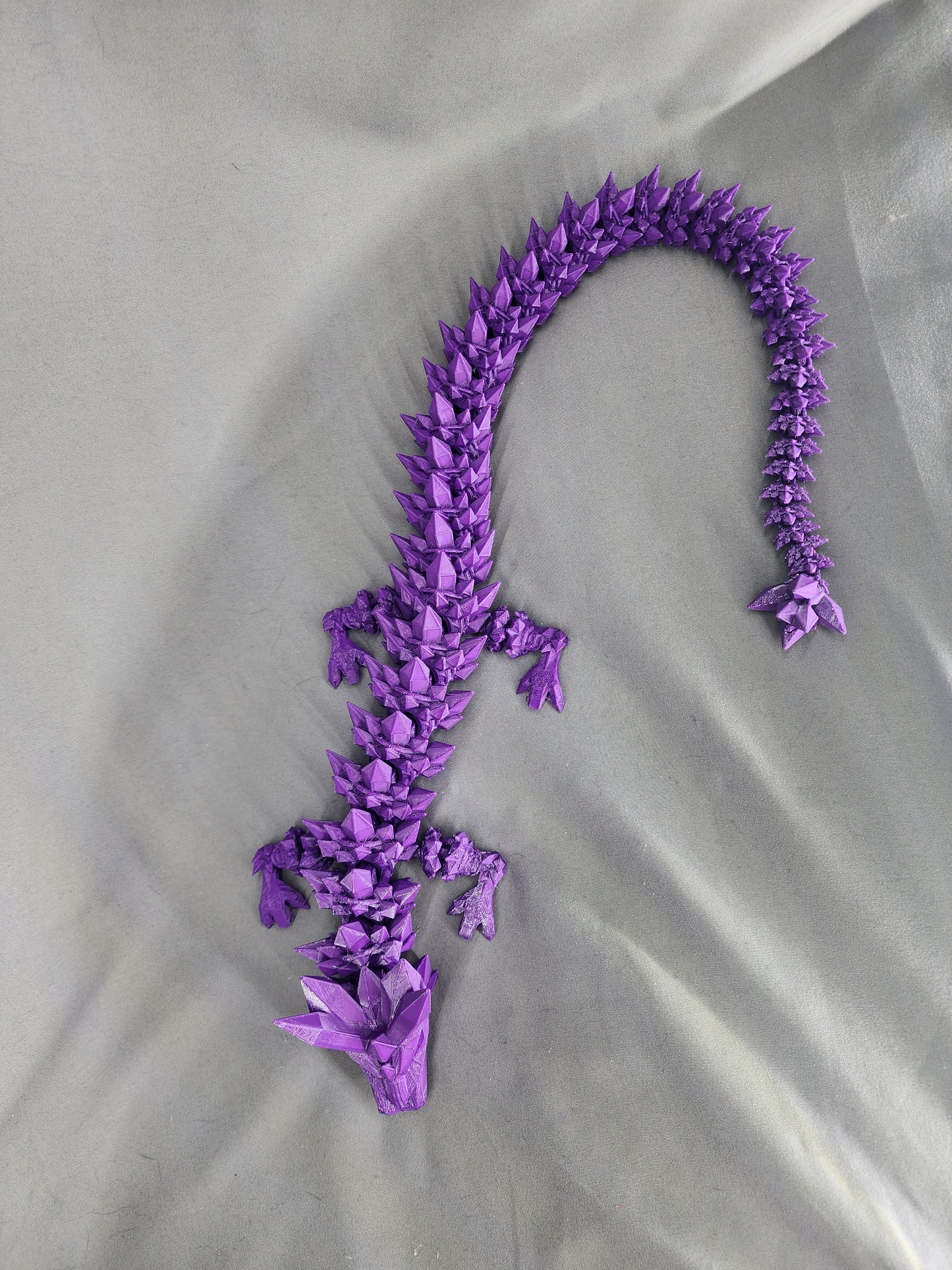 Crystal Dragon articulating figurine is both a fidget toy and glorious decor