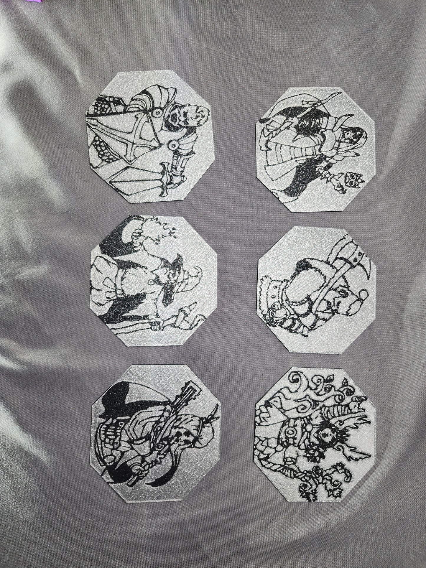 Coasters and Dice Tray for the RPG D&D enthusiast