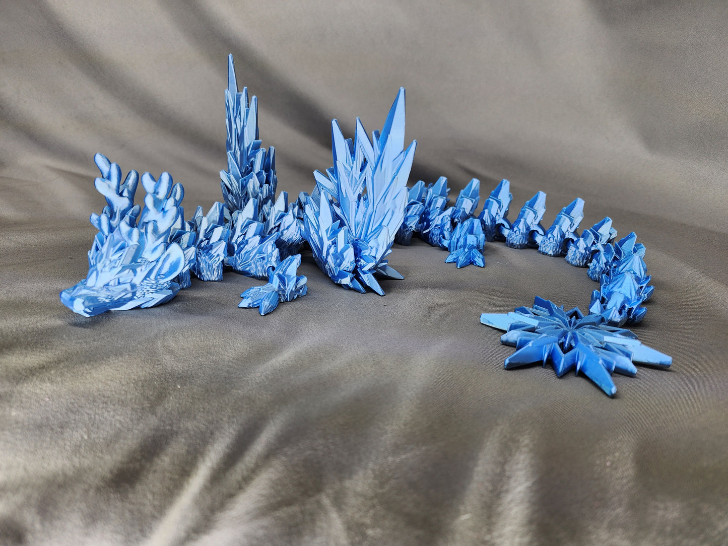 WinterWing Dragon articulating figurine