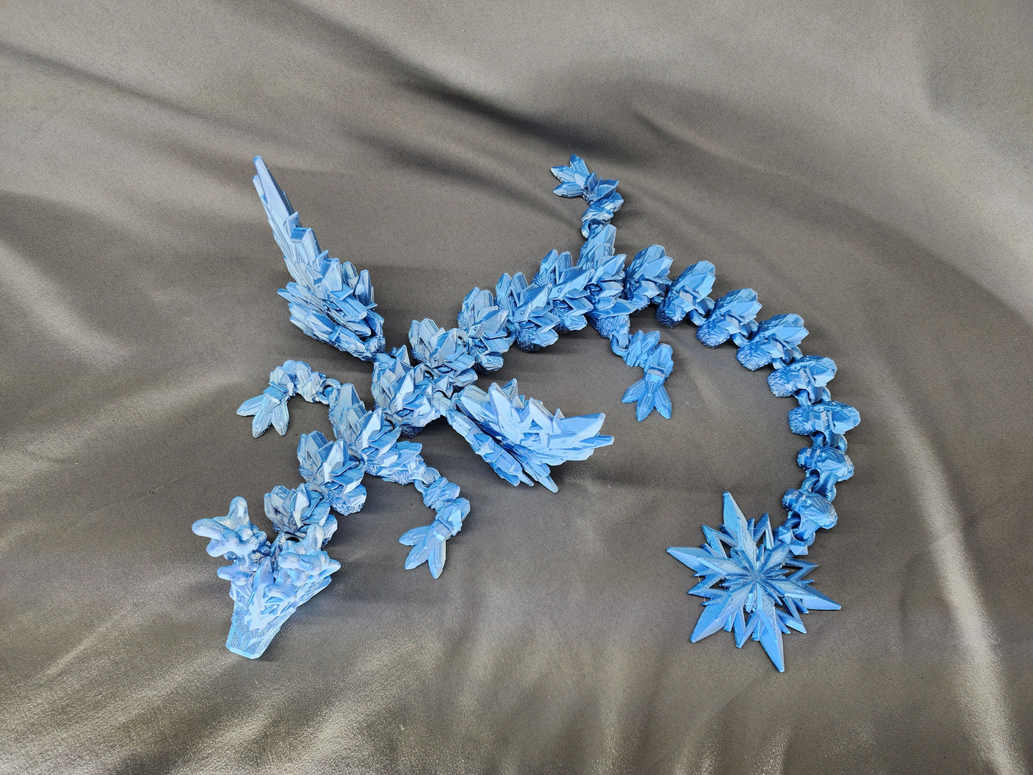 WinterWing Dragon articulating figurine