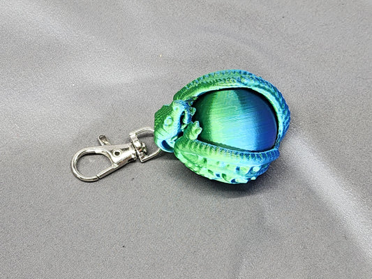 Dragon ball Fidget Spinner keychain blue and green