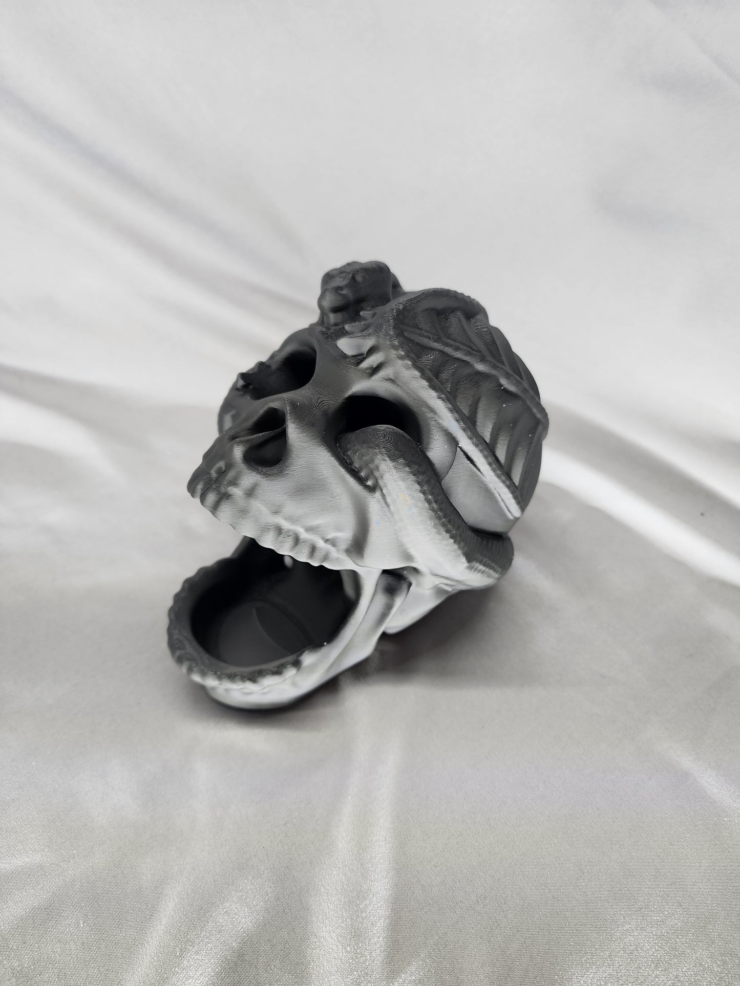 Skull & Dragon Dice Tower doubles as decor to impress friends and family with your dice rolling skills and eccentric gothic vibe