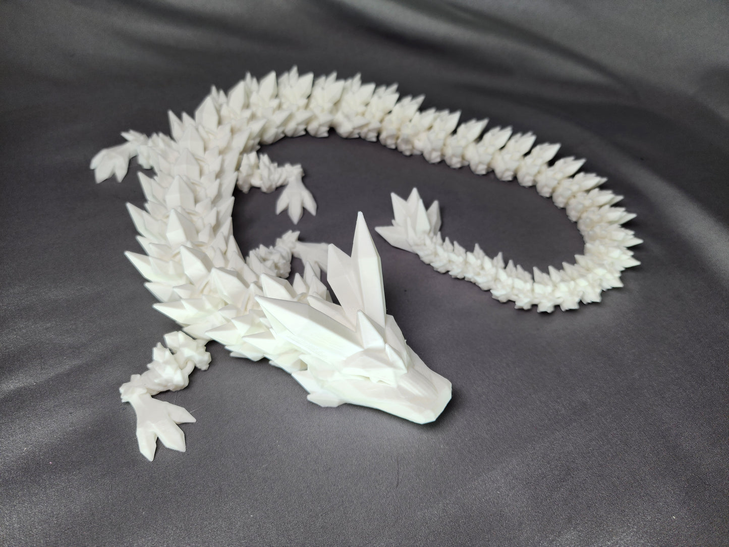Crystal Dragon articulating figurine is both a fidget toy and glorious decor