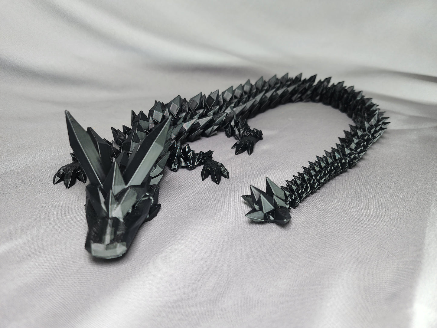 Crystal Dragon articulating figurine is both a fidget toy and glorious decor