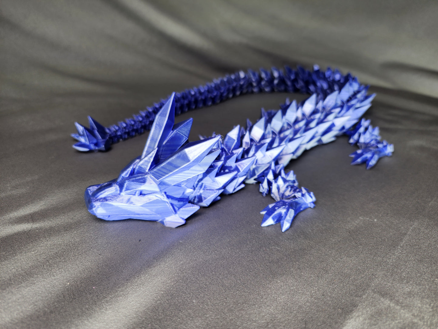 Crystal Dragon articulating figurine is both a fidget toy and glorious decor