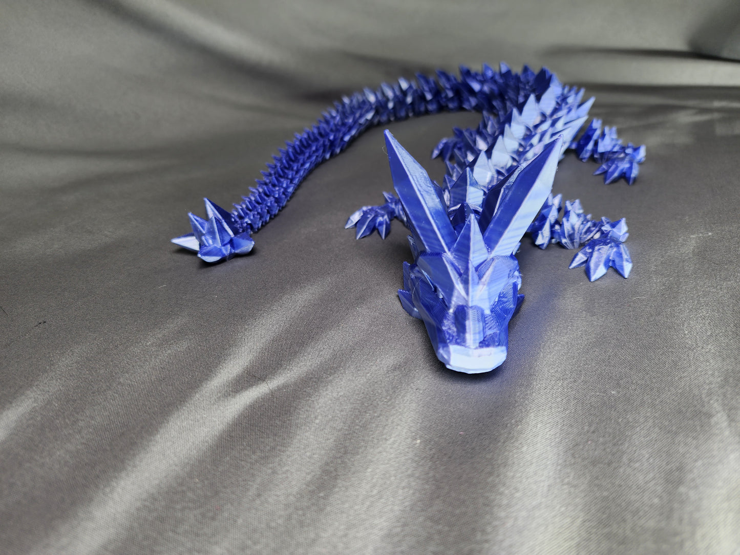 Crystal Dragon articulating figurine is both a fidget toy and glorious decor