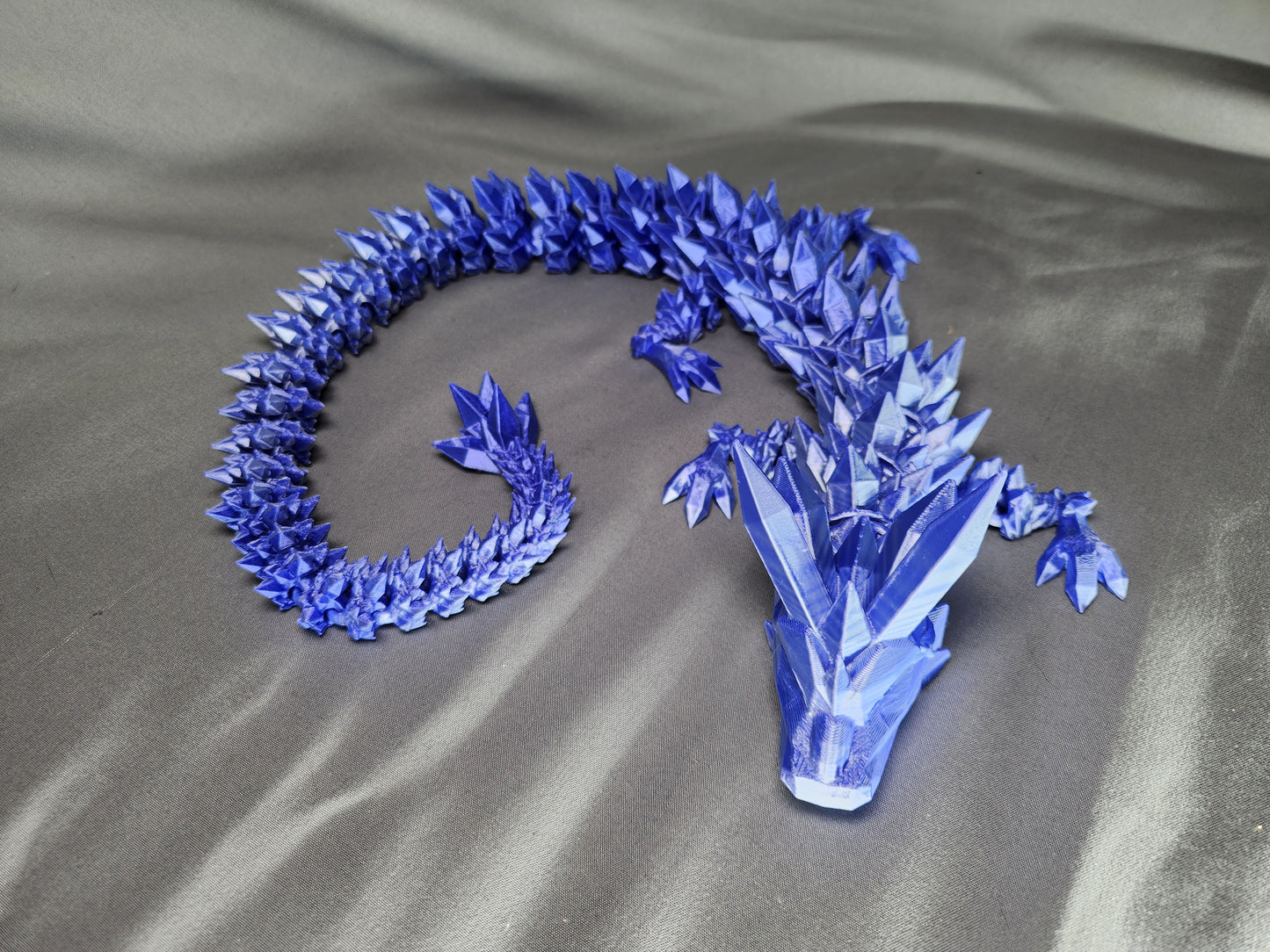 Crystal Dragon articulating figurine is both a fidget toy and glorious decor