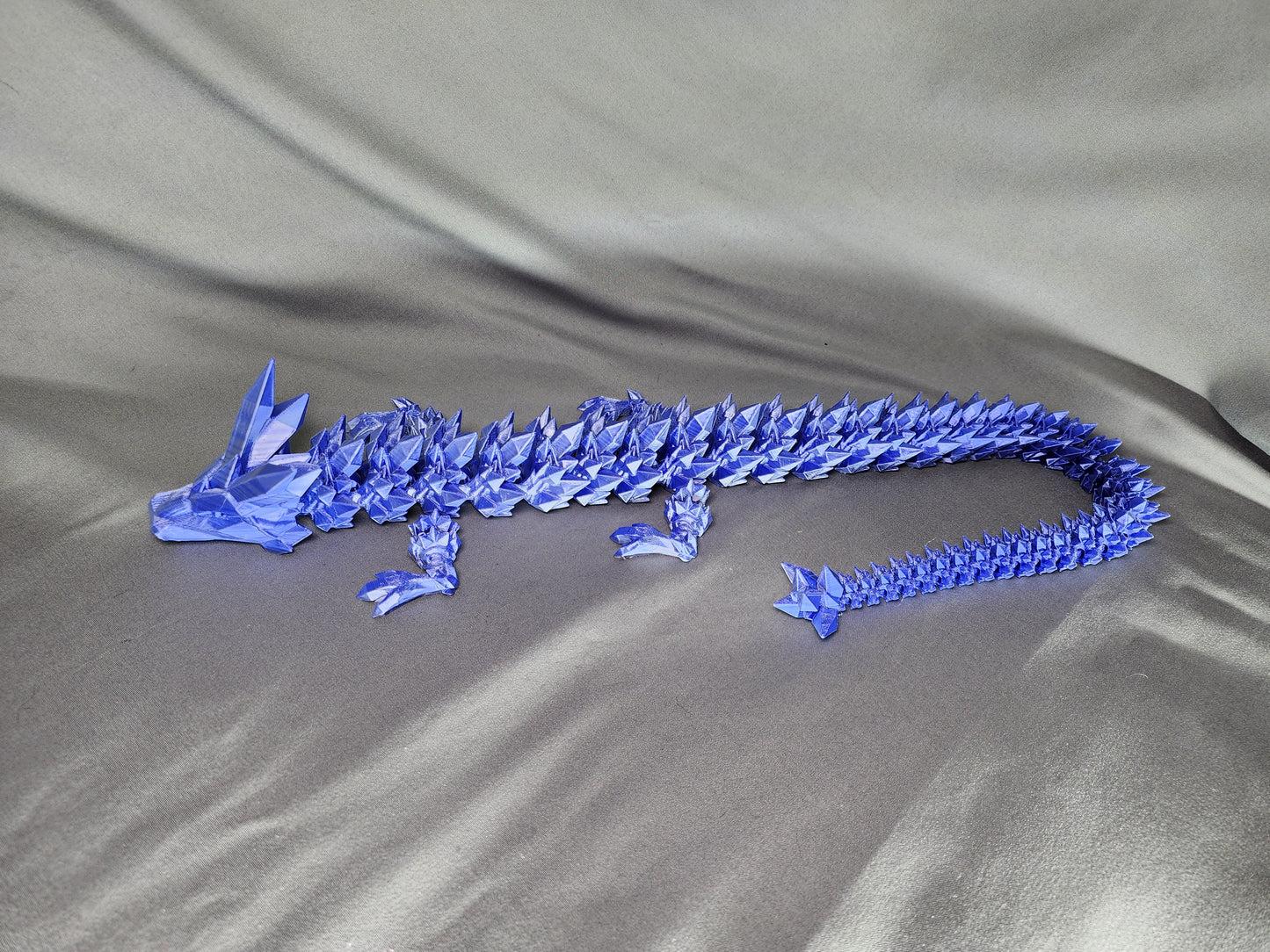 Crystal Dragon articulating figurine is both a fidget toy and glorious decor