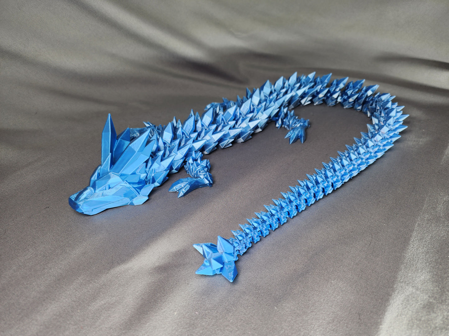 Crystal Dragon articulating figurine is both a fidget toy and glorious decor