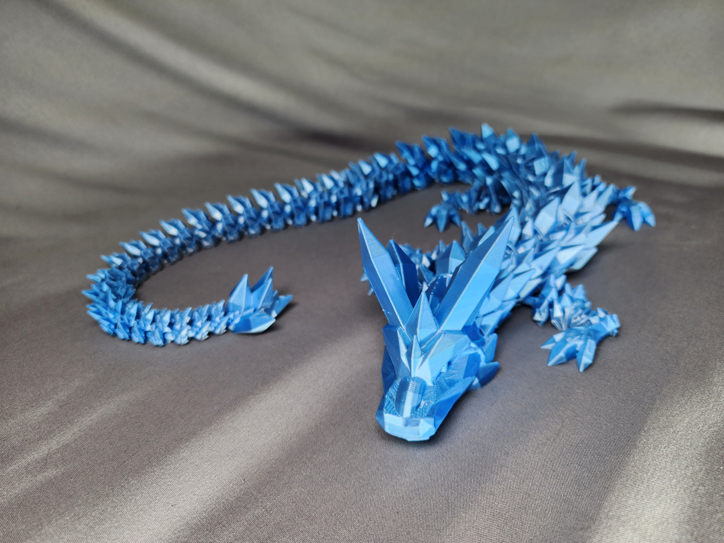 Crystal Dragon articulating figurine is both a fidget toy and glorious decor