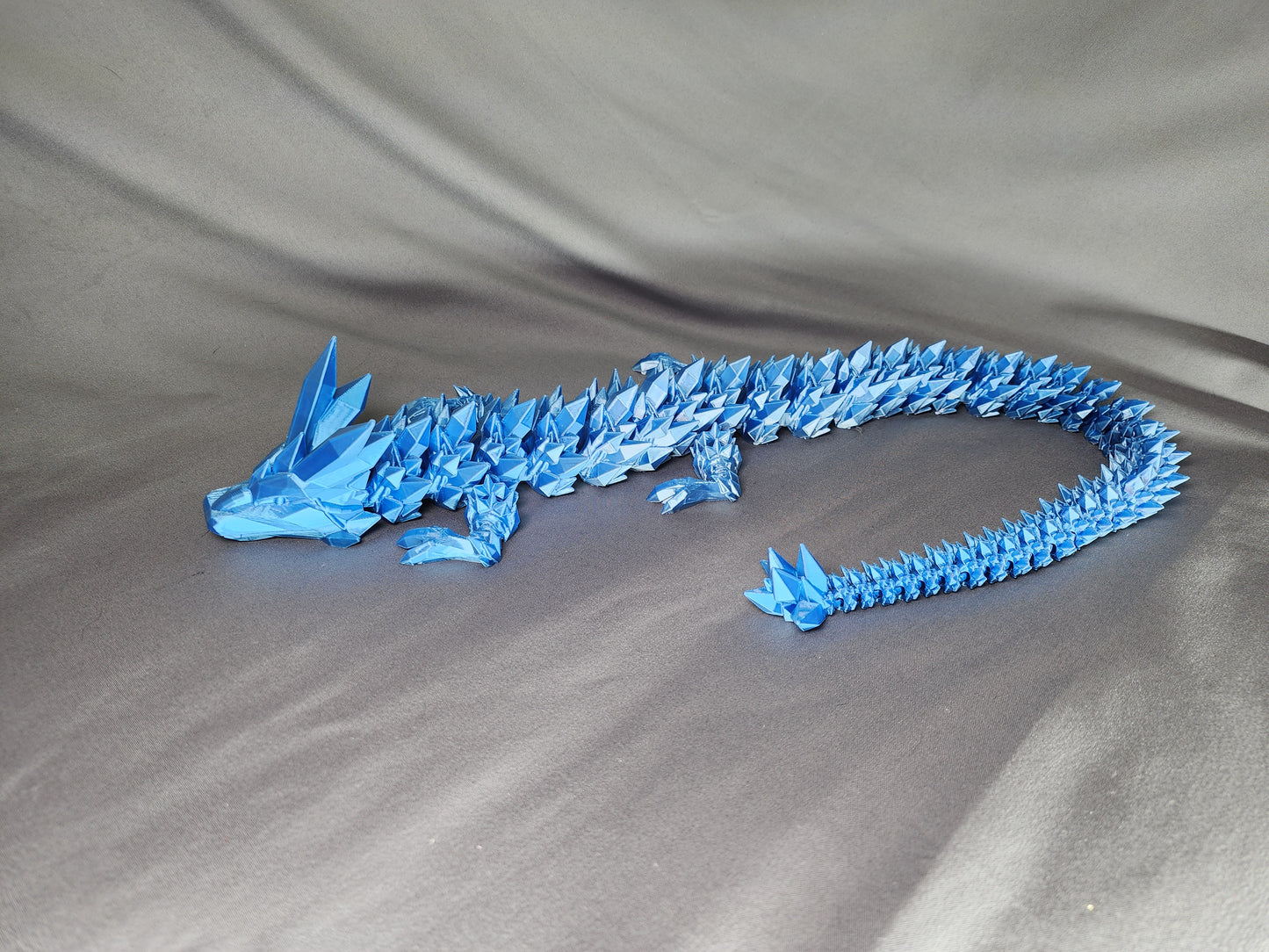 Crystal Dragon articulating figurine is both a fidget toy and glorious decor