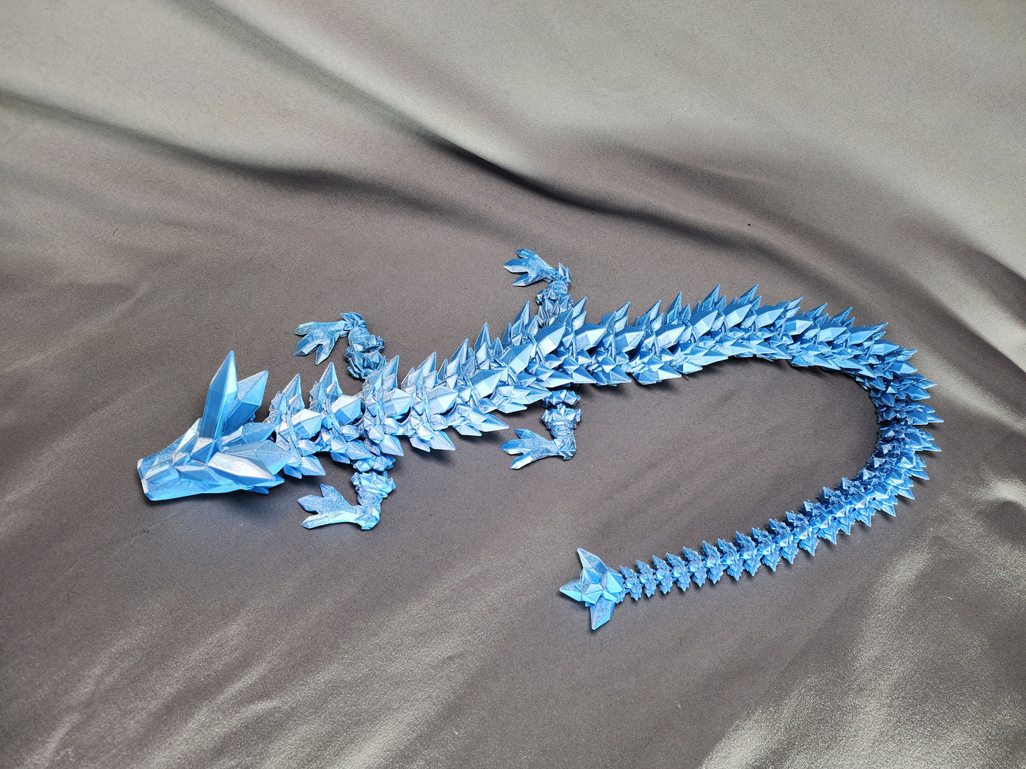 Crystal Dragon articulating figurine is both a fidget toy and glorious decor