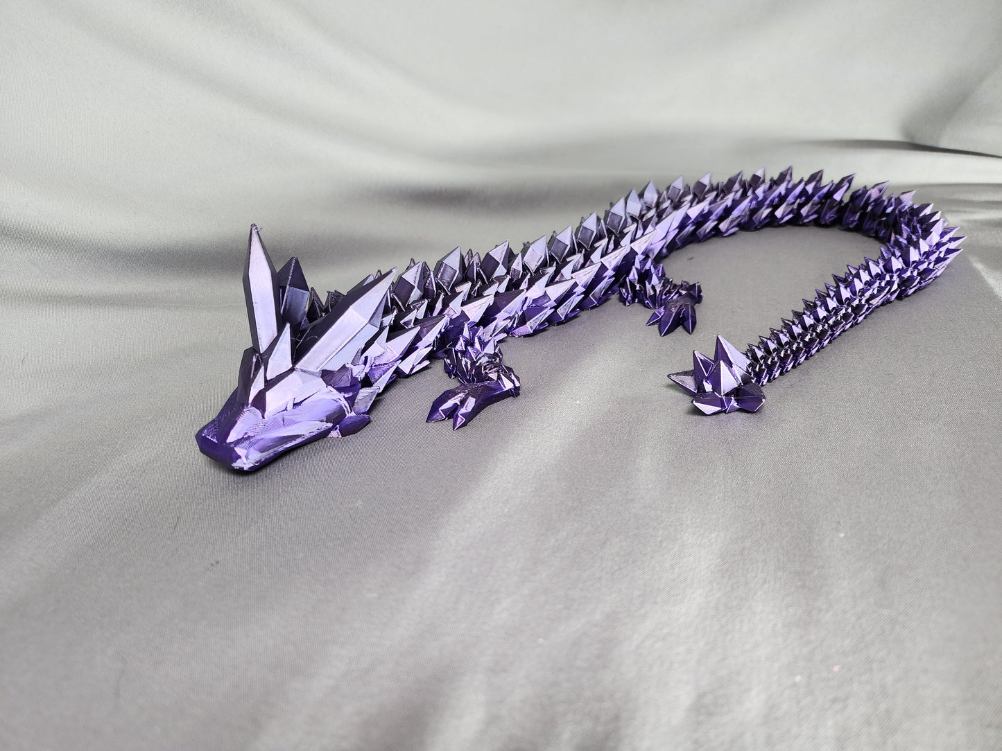 Crystal Dragon articulating figurine is both a fidget toy and glorious decor