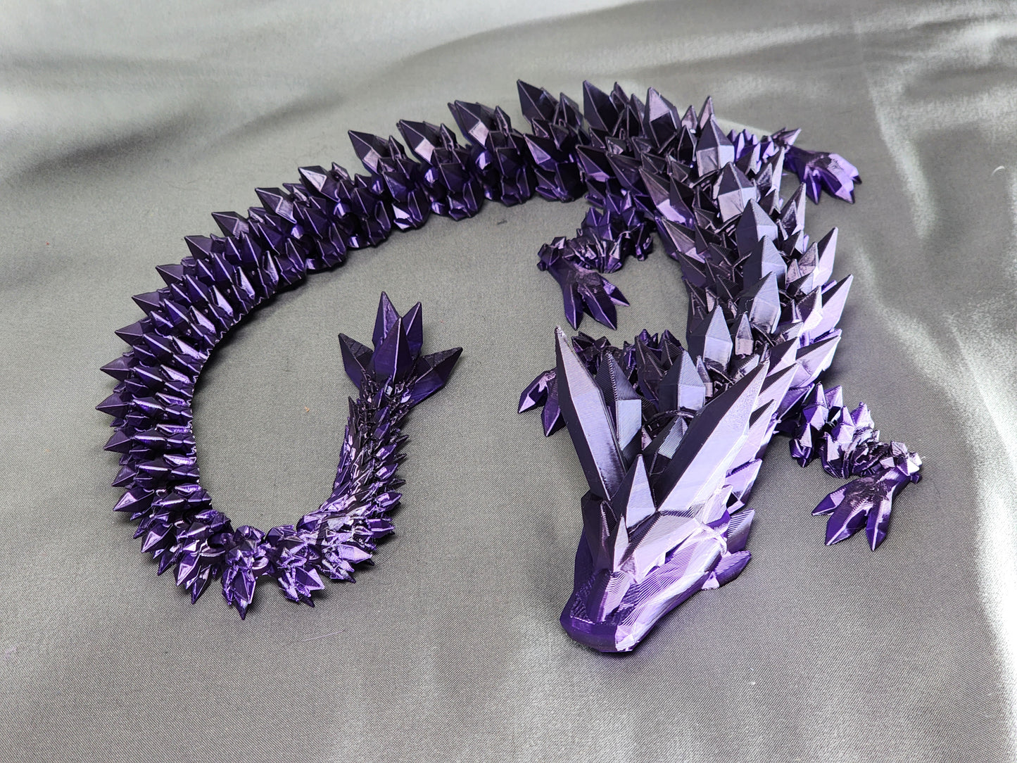 Crystal Dragon articulating figurine is both a fidget toy and glorious decor