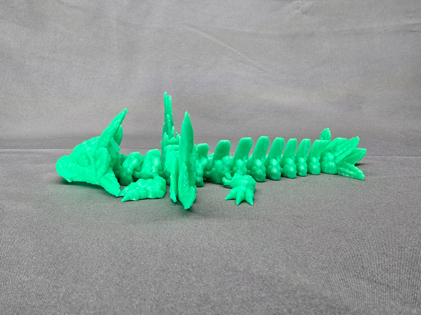 Axolotl Baby Winged Dragon articulating figurine is an adorable fun fidget toy and decoration