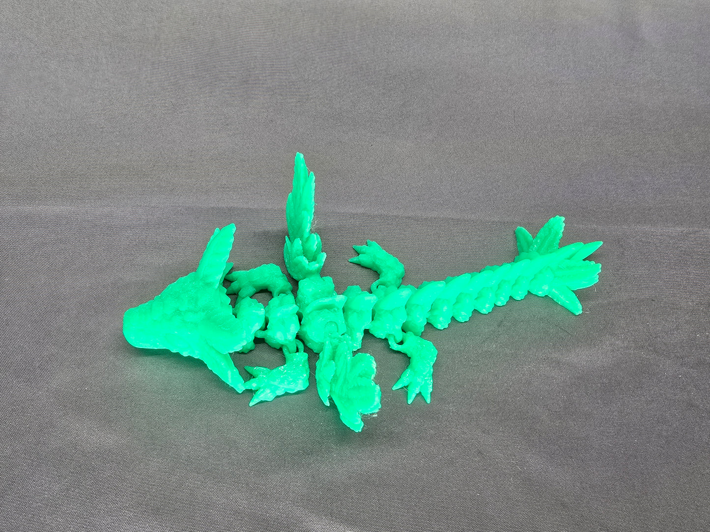 Axolotl Baby Winged Dragon articulating figurine is an adorable fun fidget toy and decoration