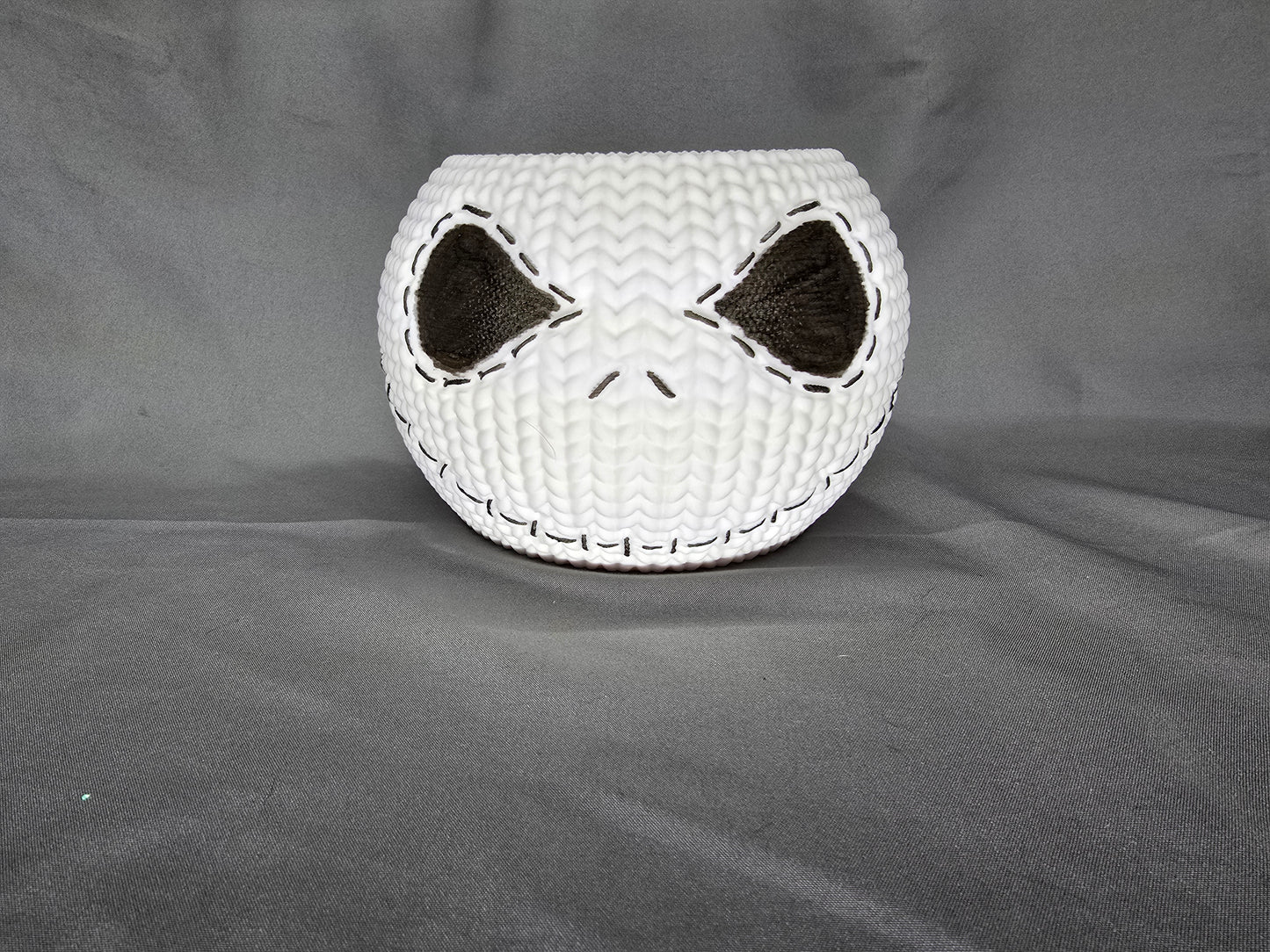 Crochet Jack Skellington bowl