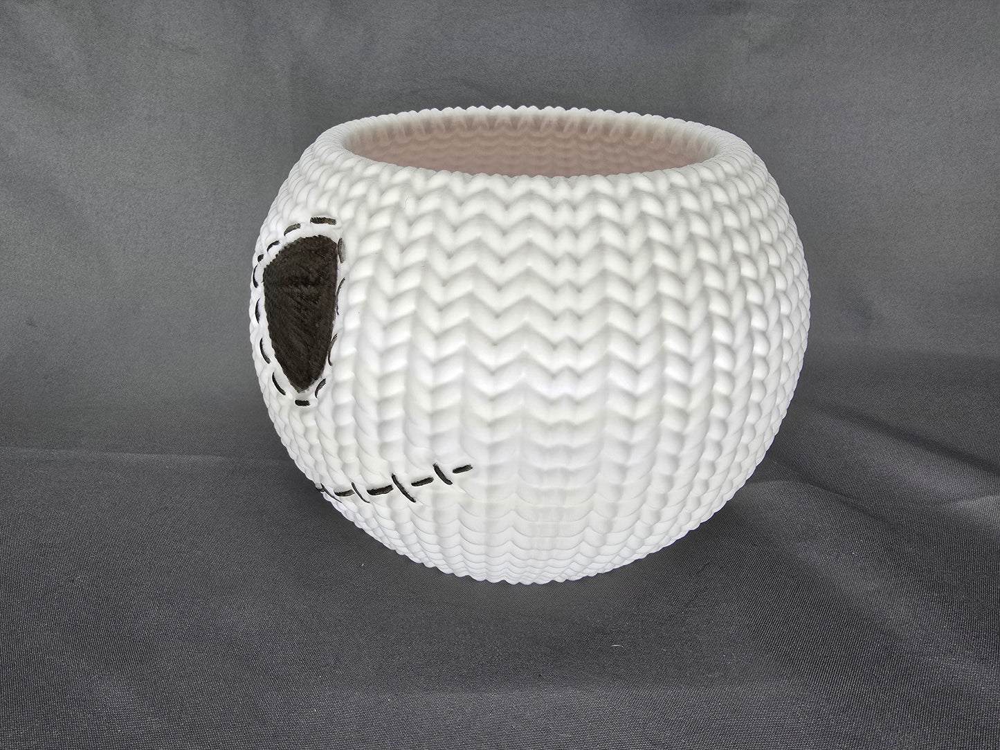 Crochet Jack Skellington bowl