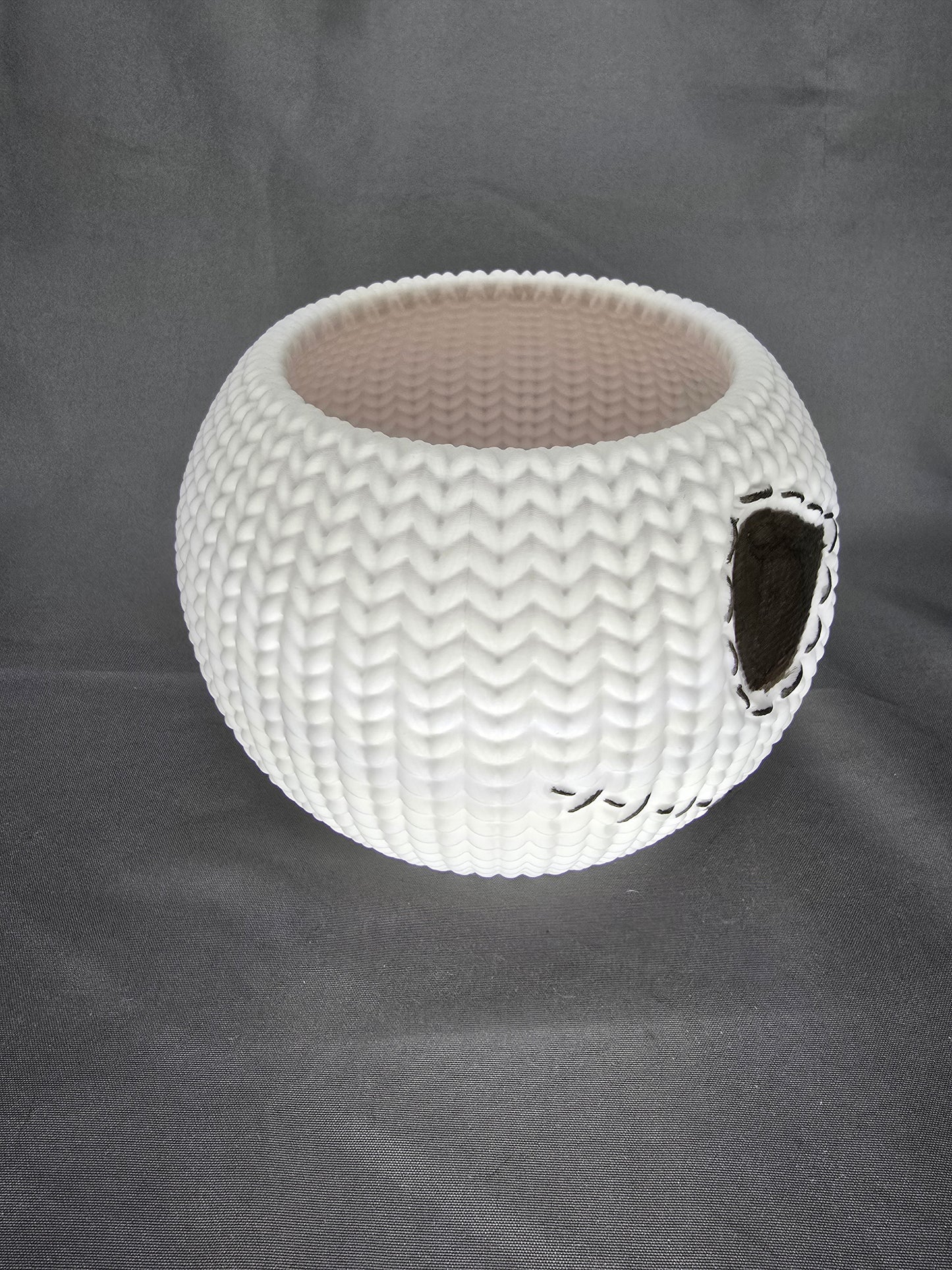 Crochet Jack Skellington bowl