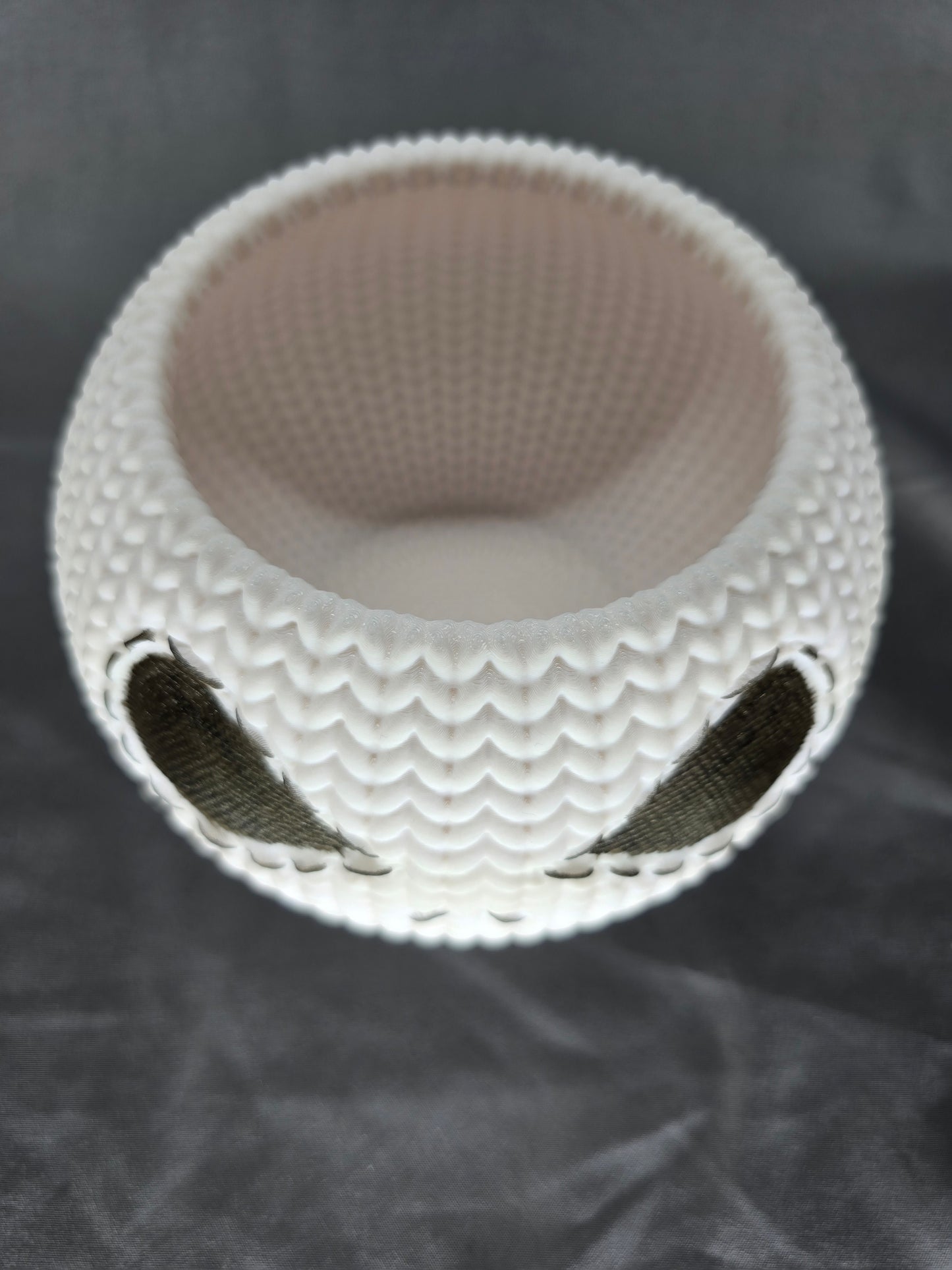 Crochet Jack Skellington bowl