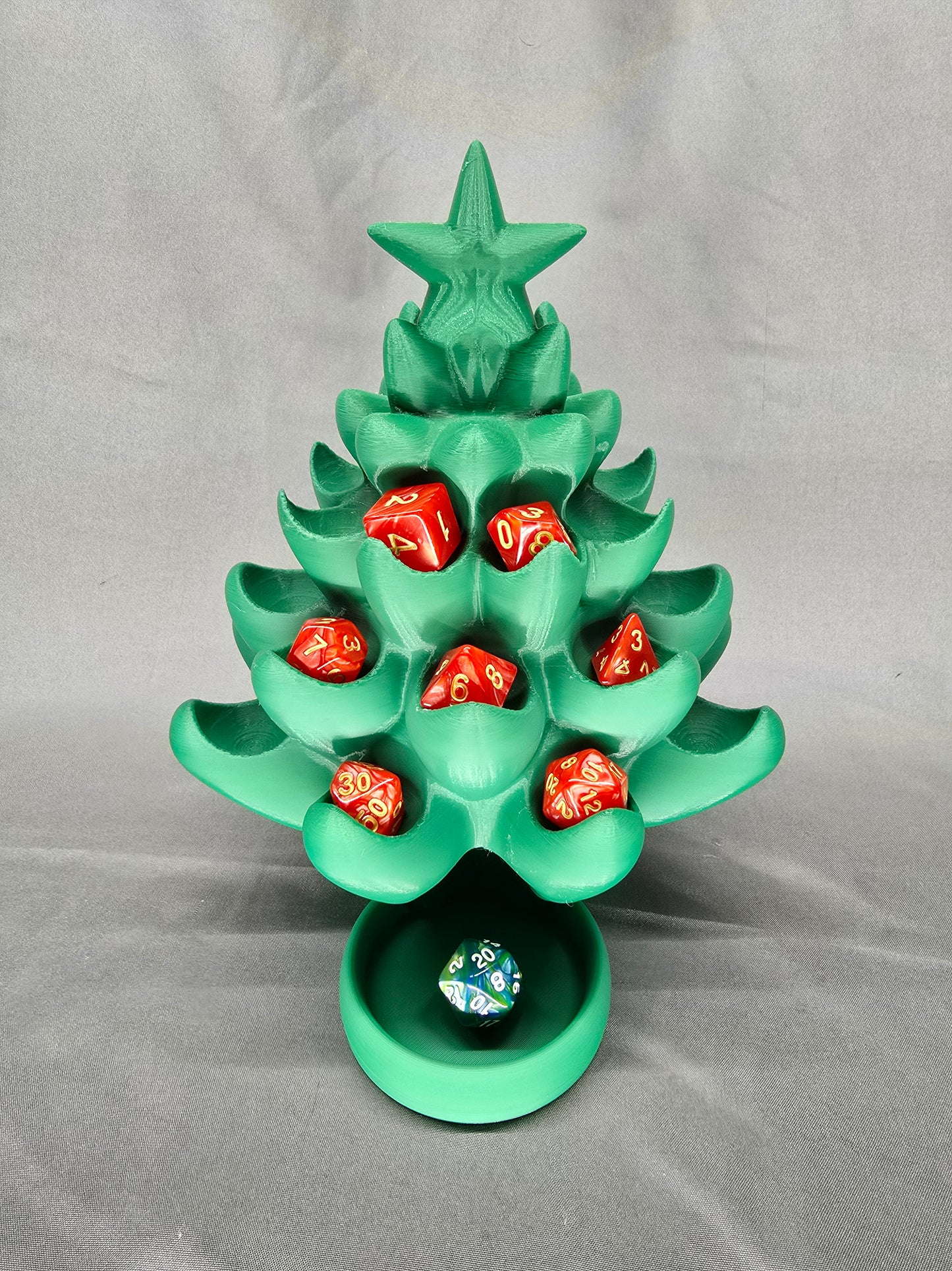 Holiday Tree Dice Tower Dice Holder to bring some holiday cheer to your tabletop gaming experience